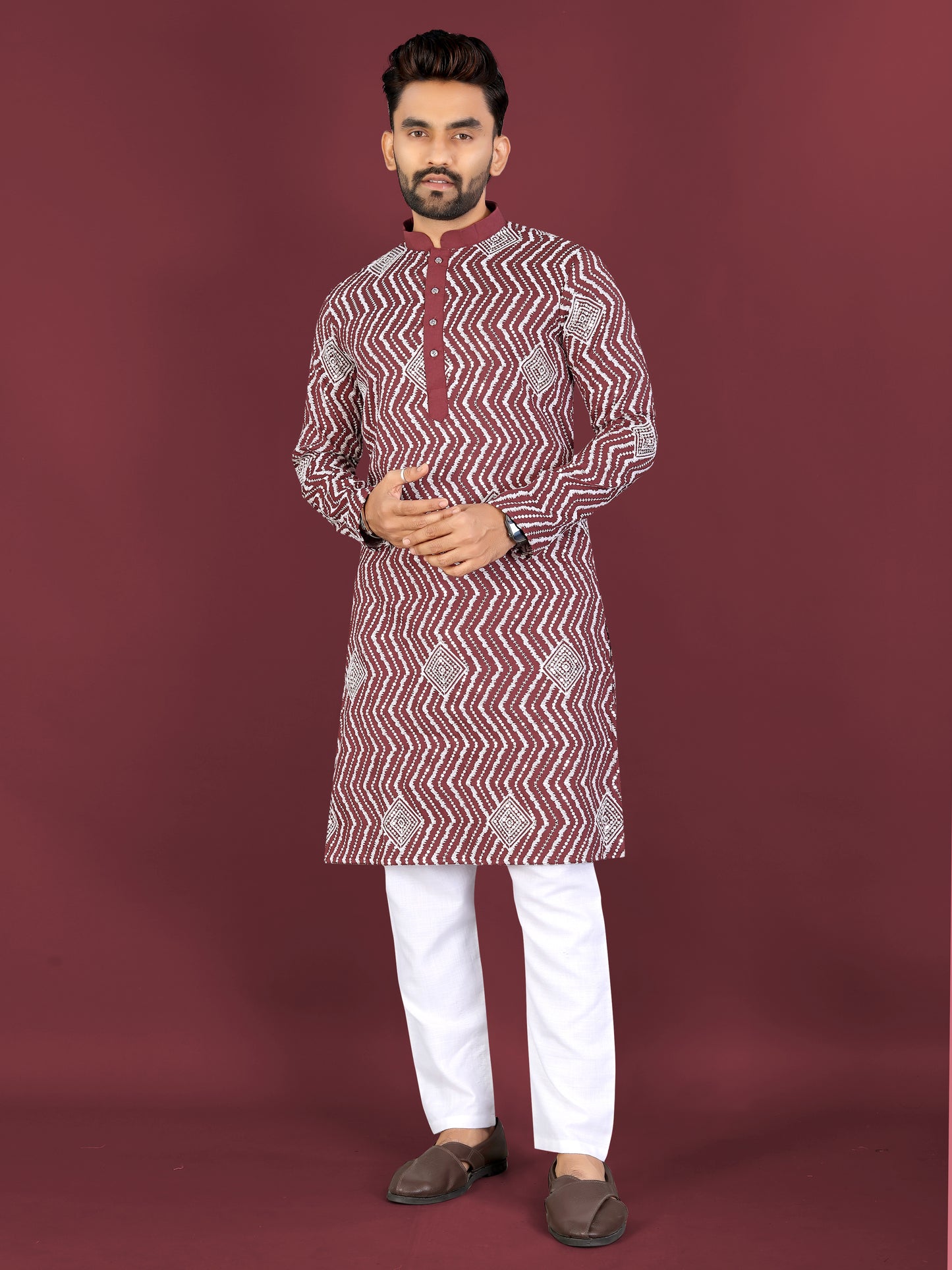 EMBROIDERY MEN'S KURTA
