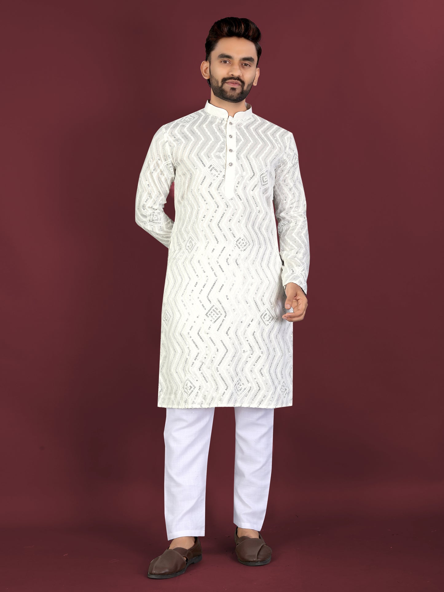 EMBROIDERY MEN'S KURTA