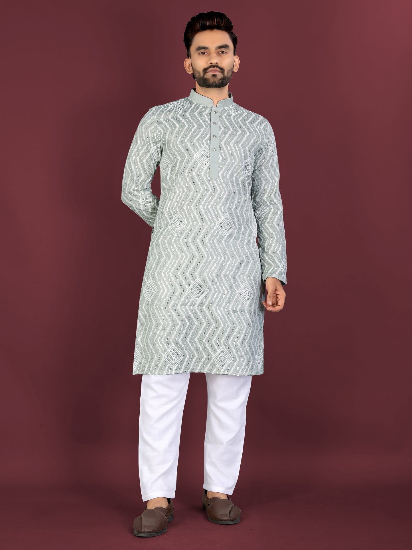 EMBROIDERY MEN'S KURTA
