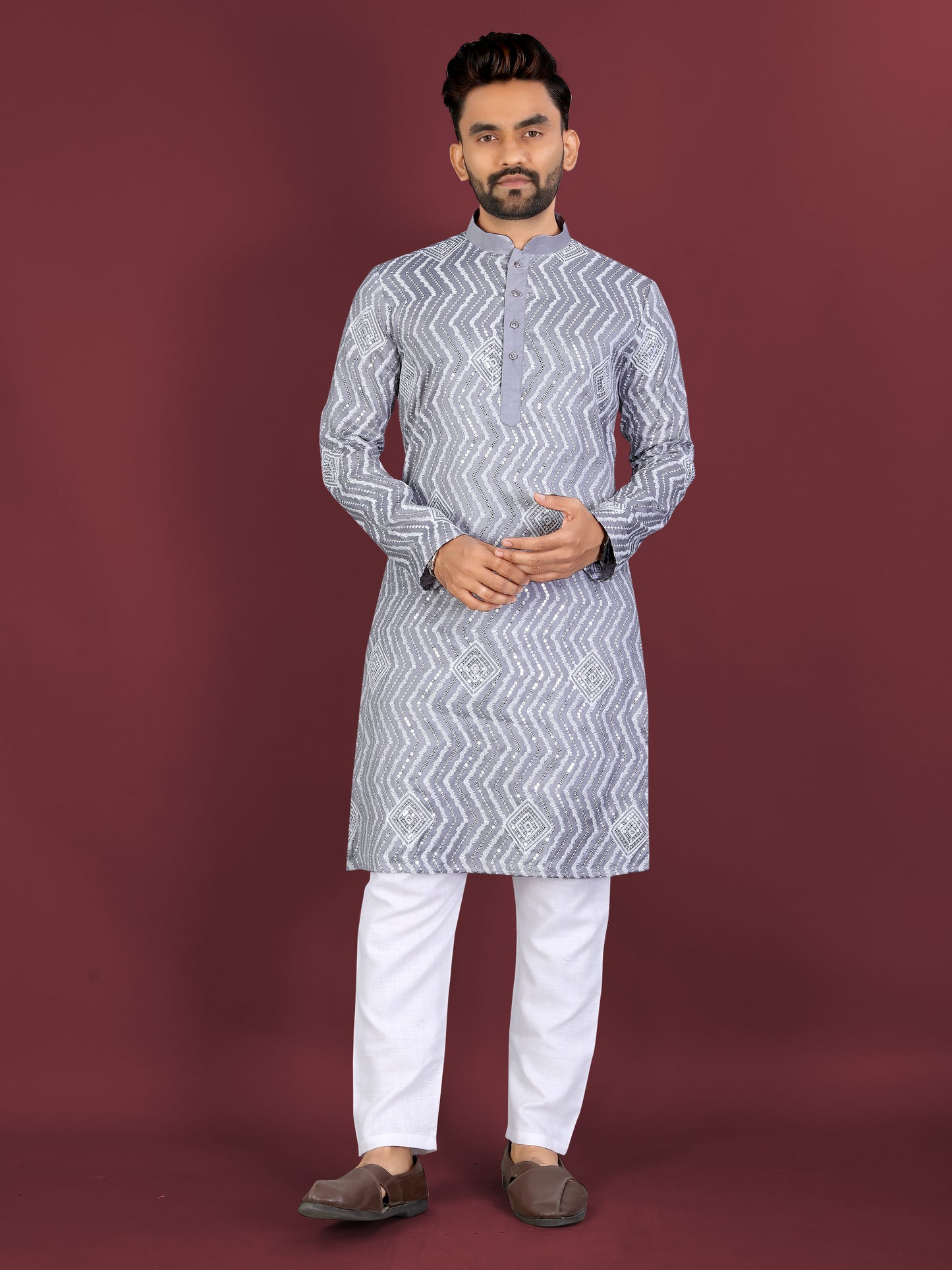 EMBROIDERY MEN'S KURTA