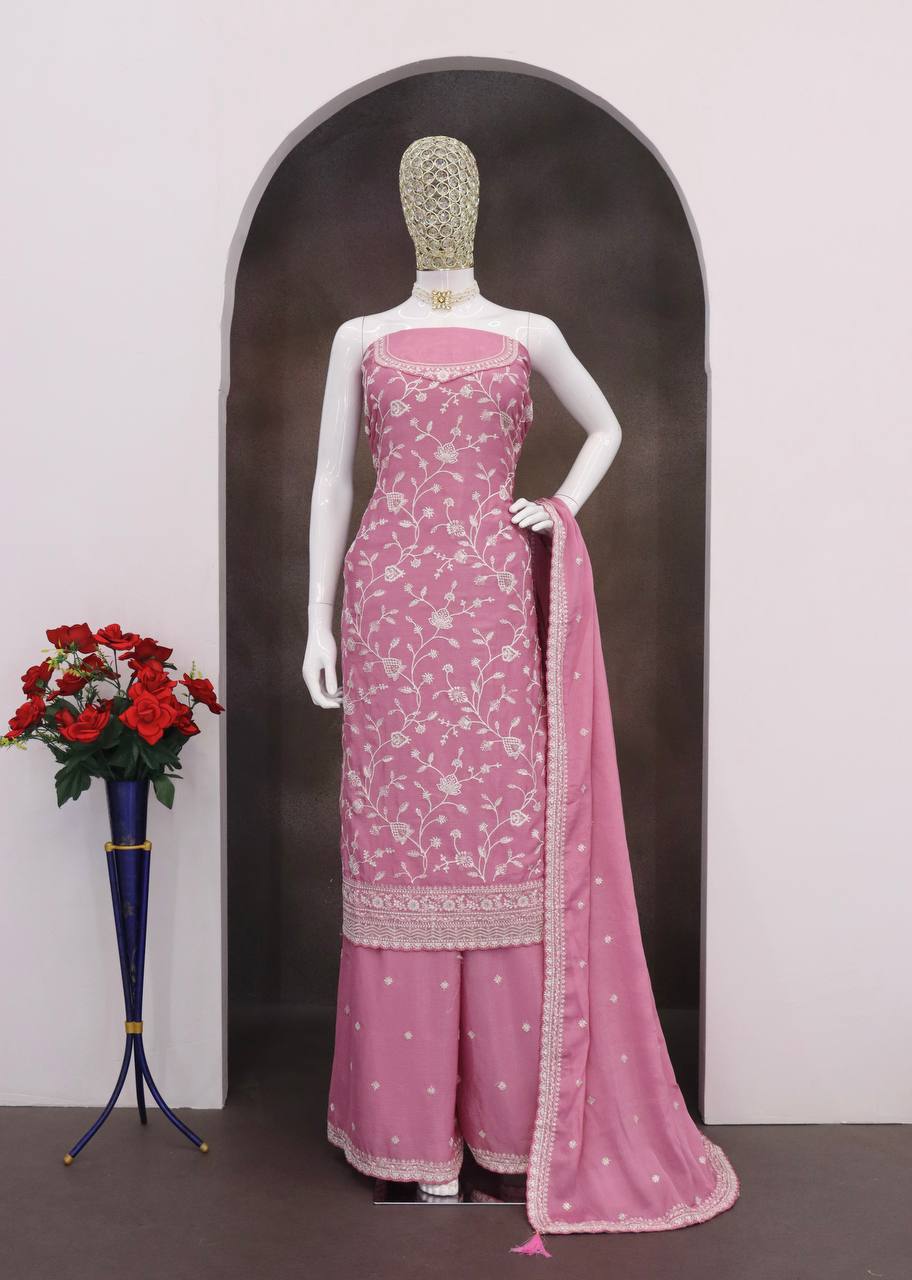 Chinon & Embroedey work Suit
