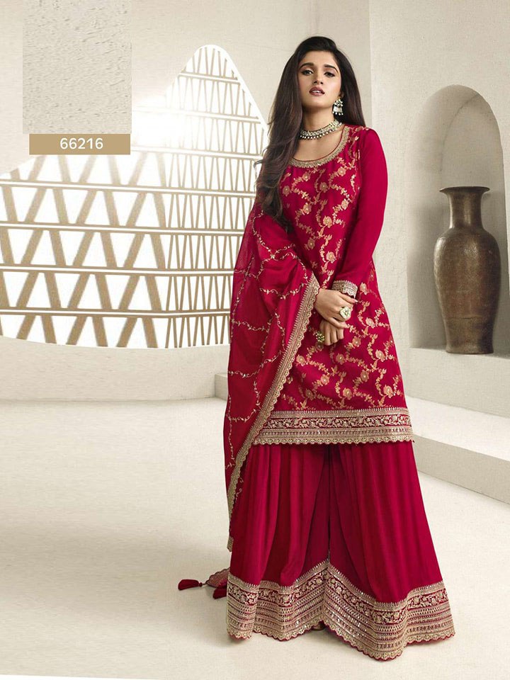 jacquard silk chinon & multi work