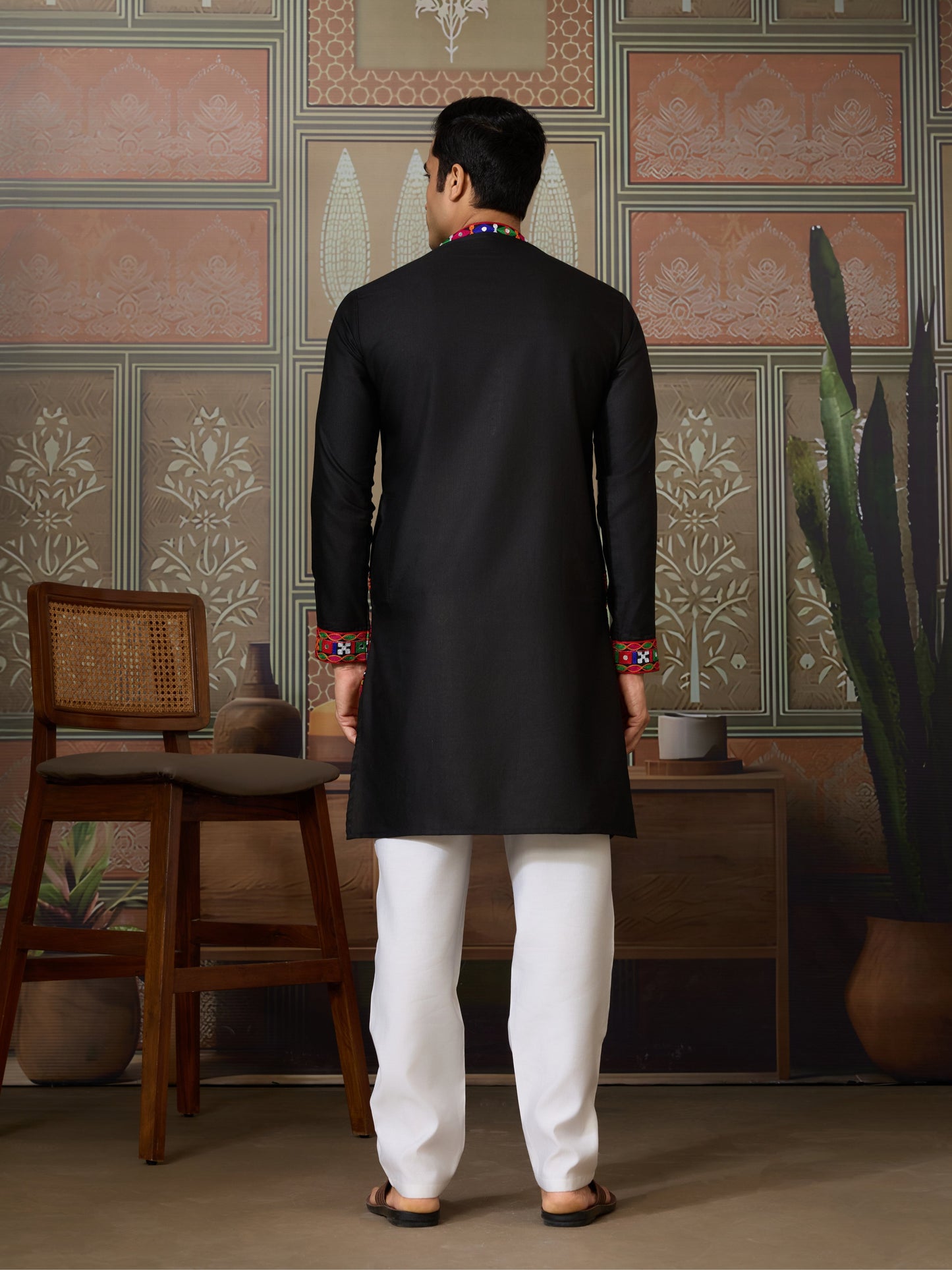 RAJWADI RAAS Festival Mens Wear Kurta With Pajama