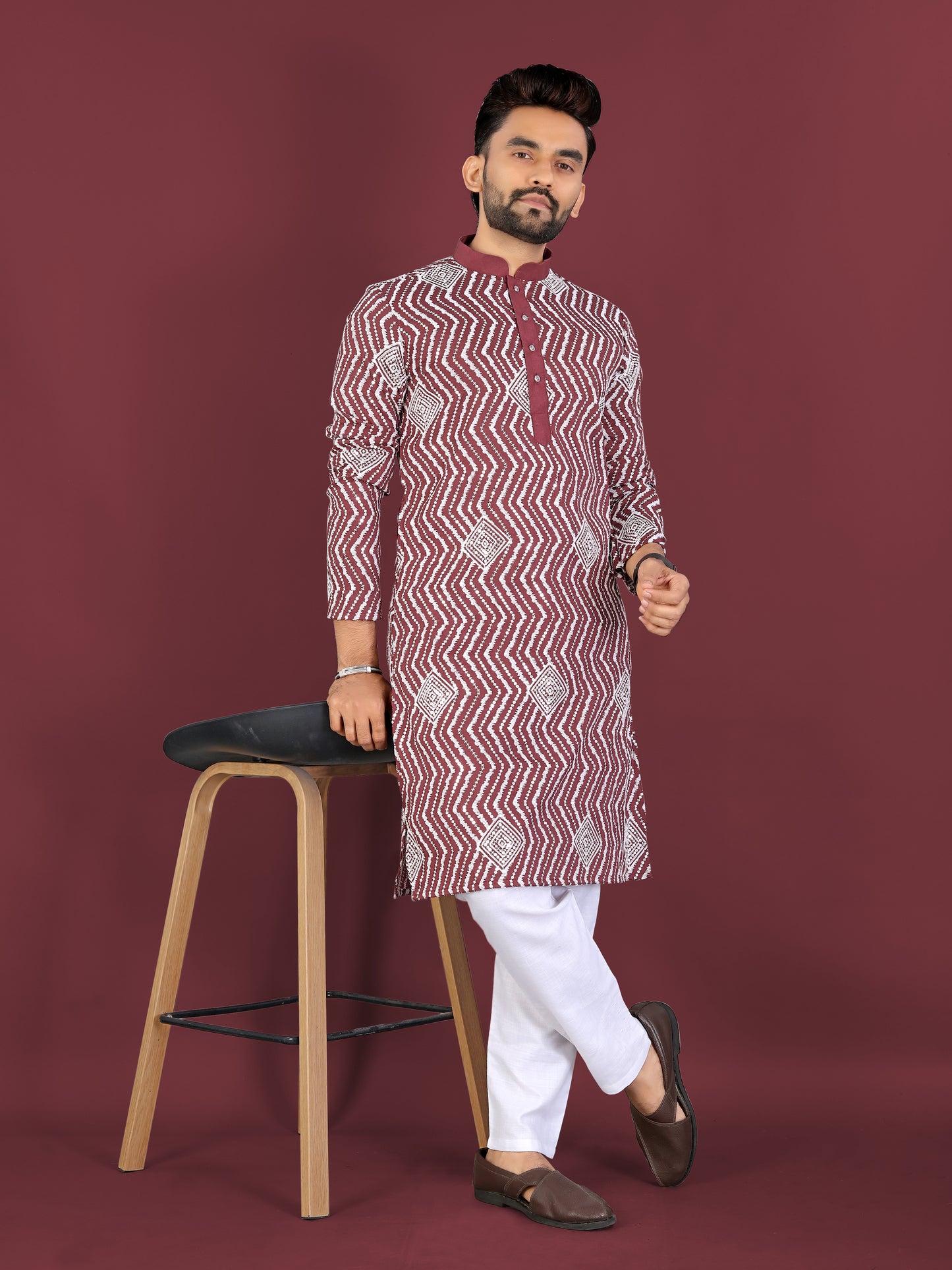 EMBROIDERY MEN'S KURTA
