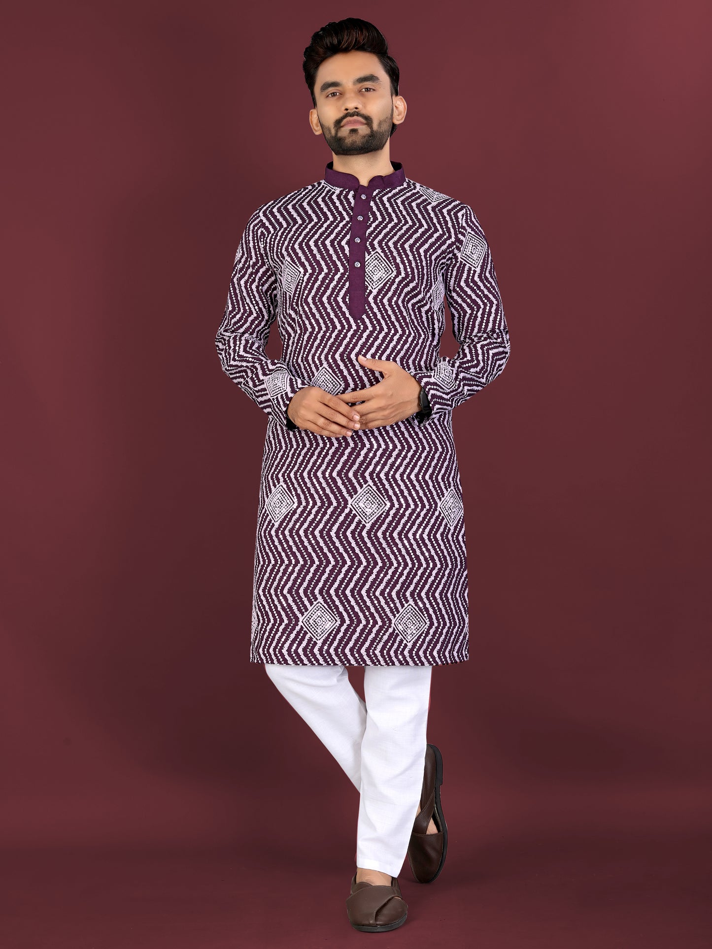 EMBROIDERY MEN'S KURTA