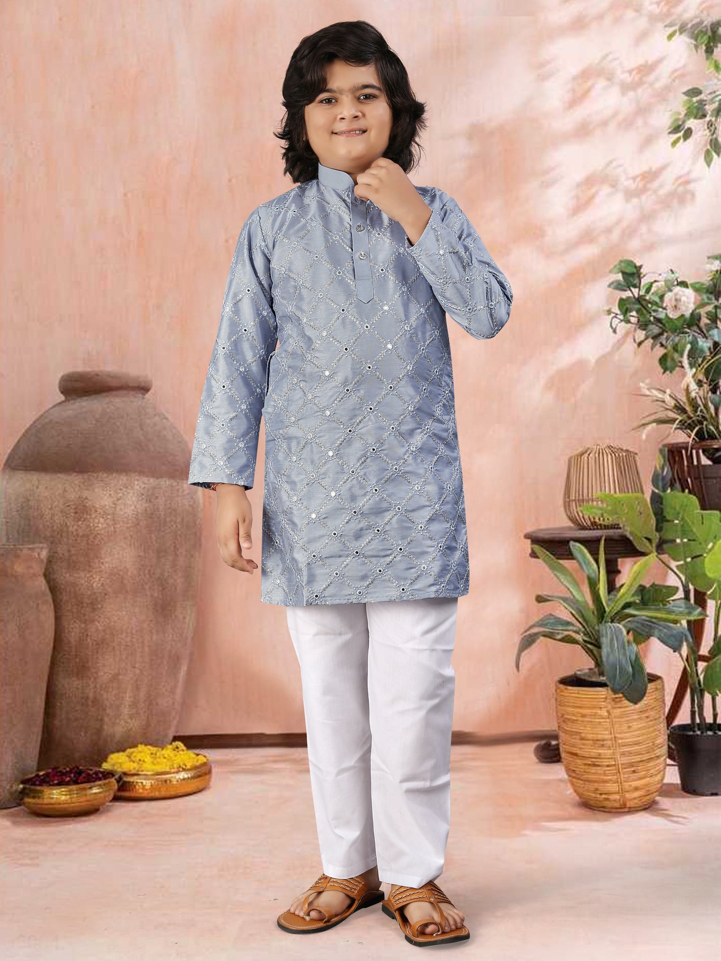 SOFT SILK BOYS KURTA