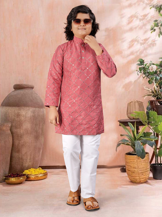 SOFT SILK BOYS KURTA