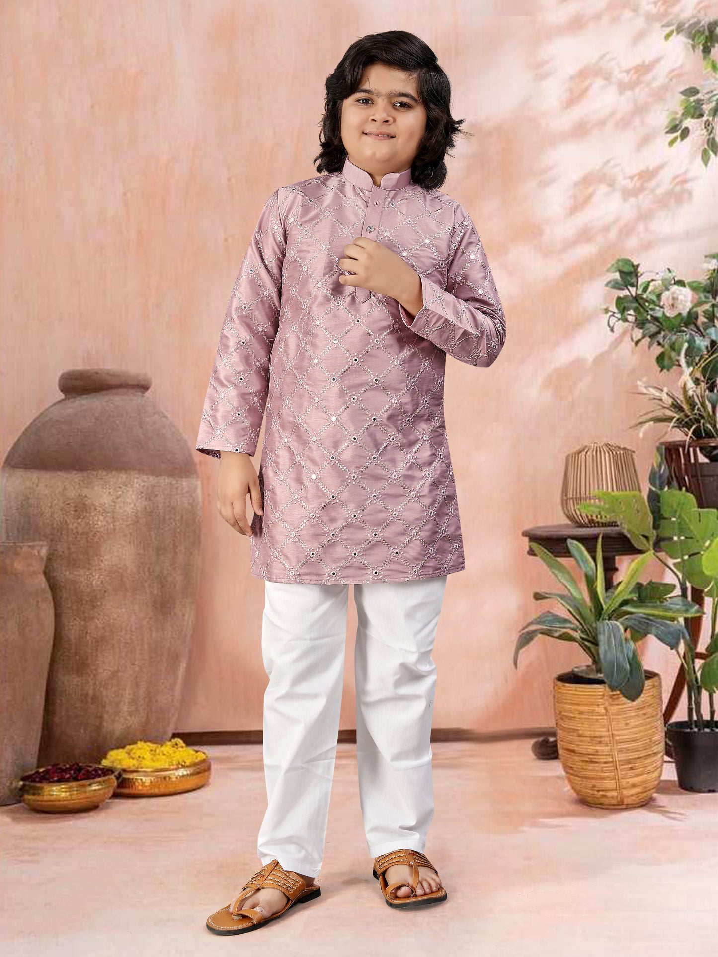 SOFT SILK BOYS KURTA