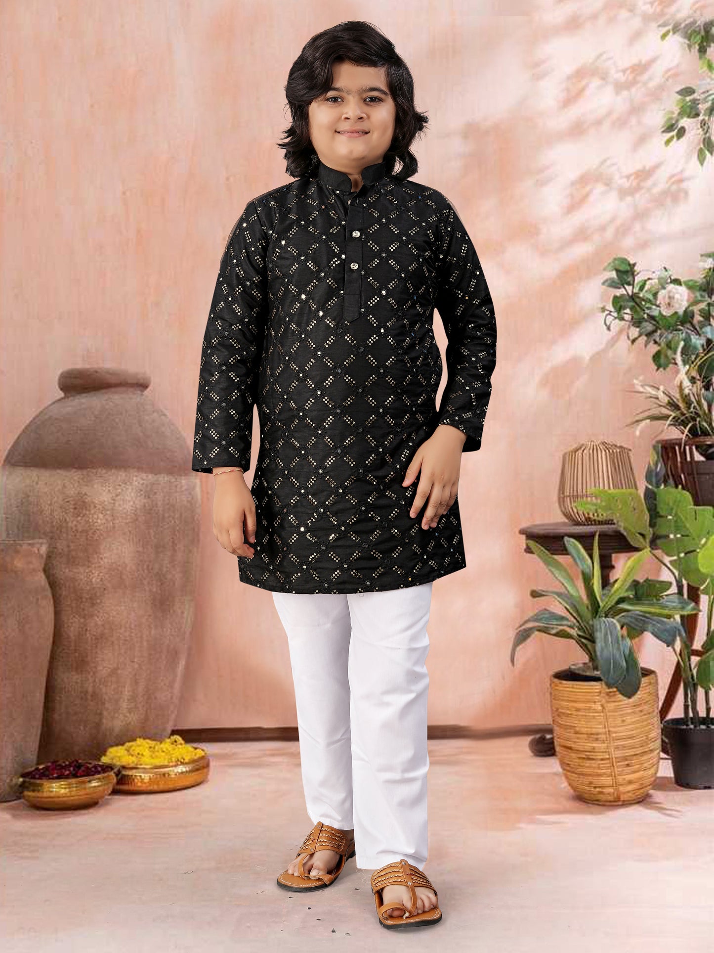 SOFT SILK BOYS KURTA