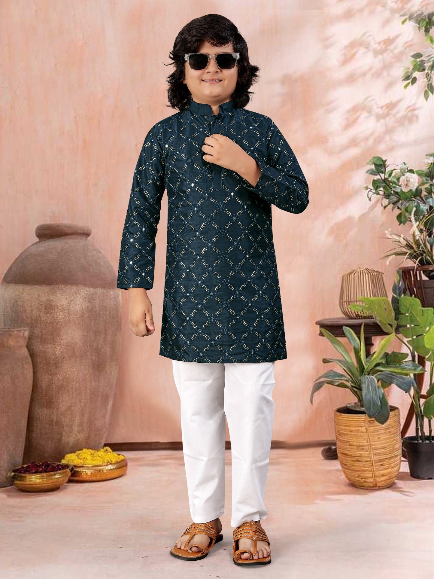 SOFT SILK BOYS KURTA