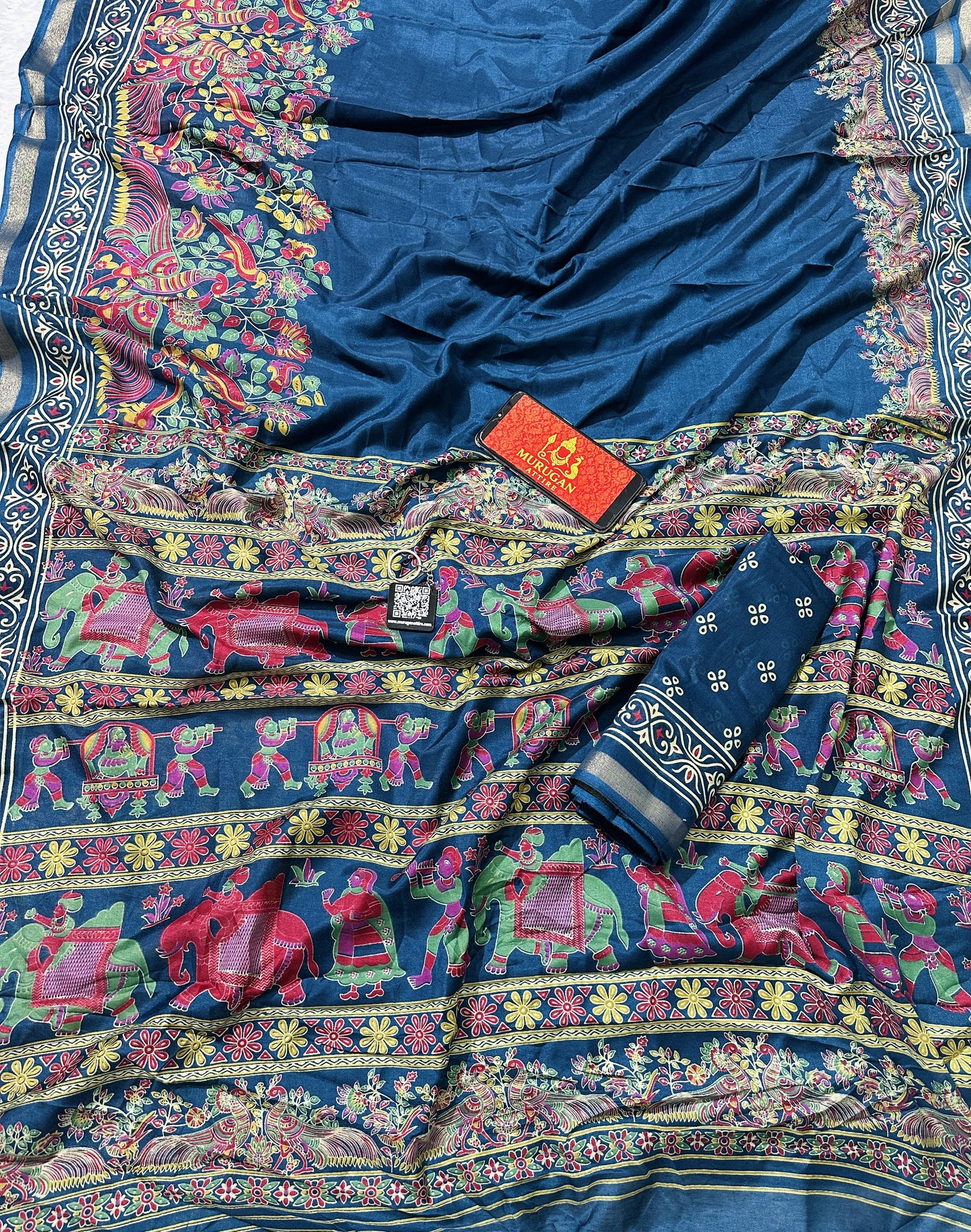 Mull Cotton Saree (M1005)