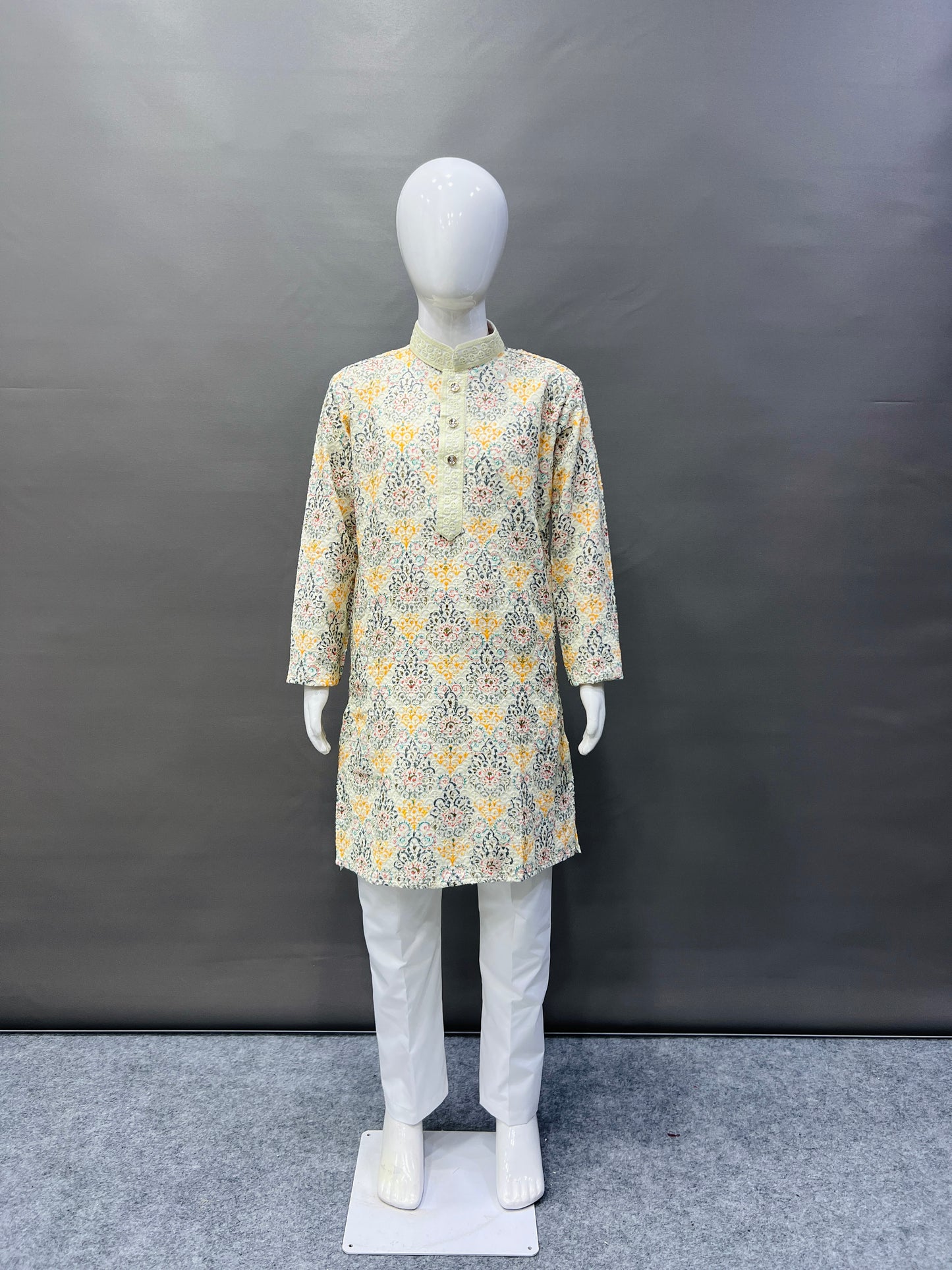 LUCKNOWI KURTA FOR BOYS