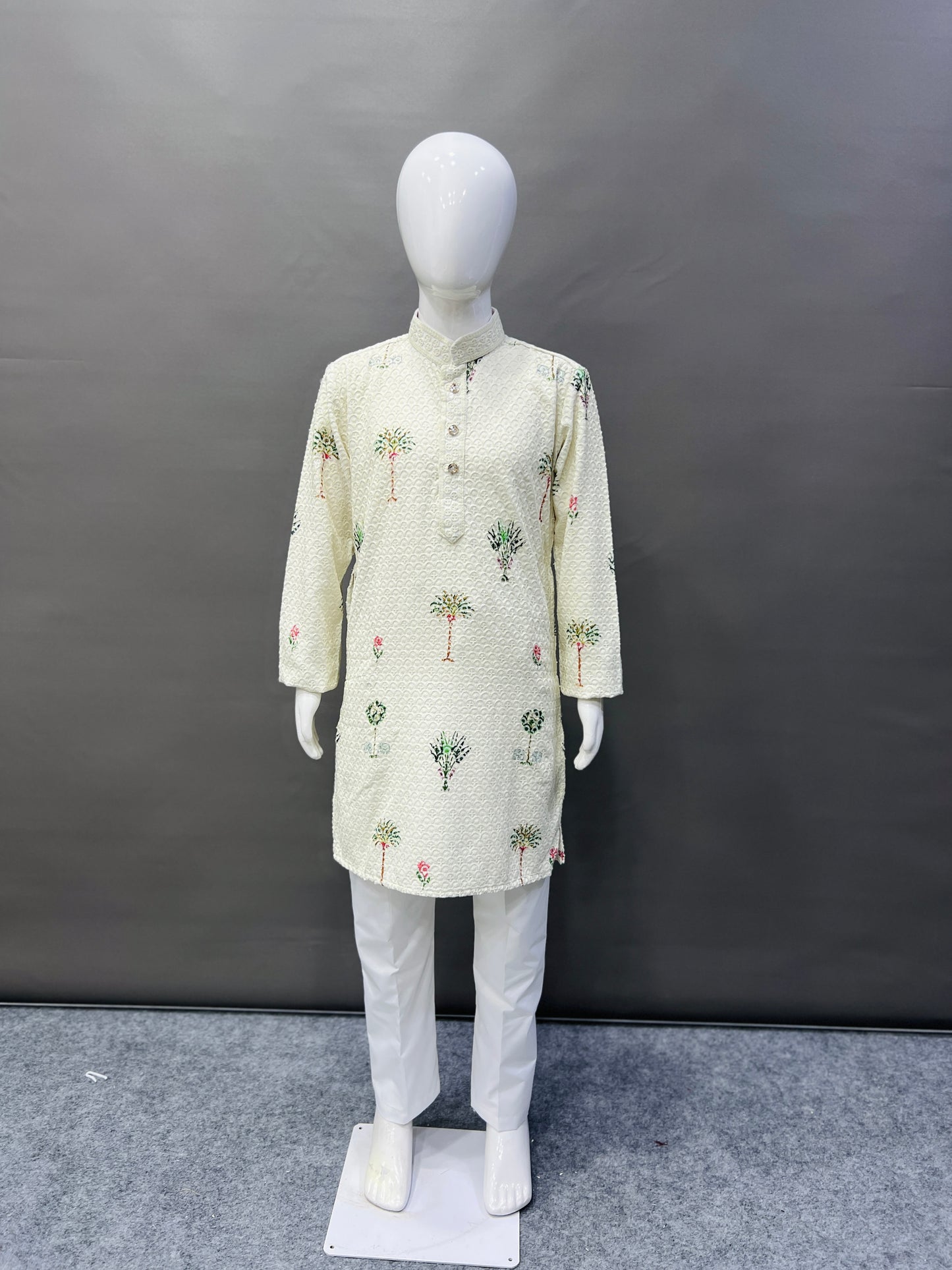 LUCKNOWI KURTA FOR BOYS