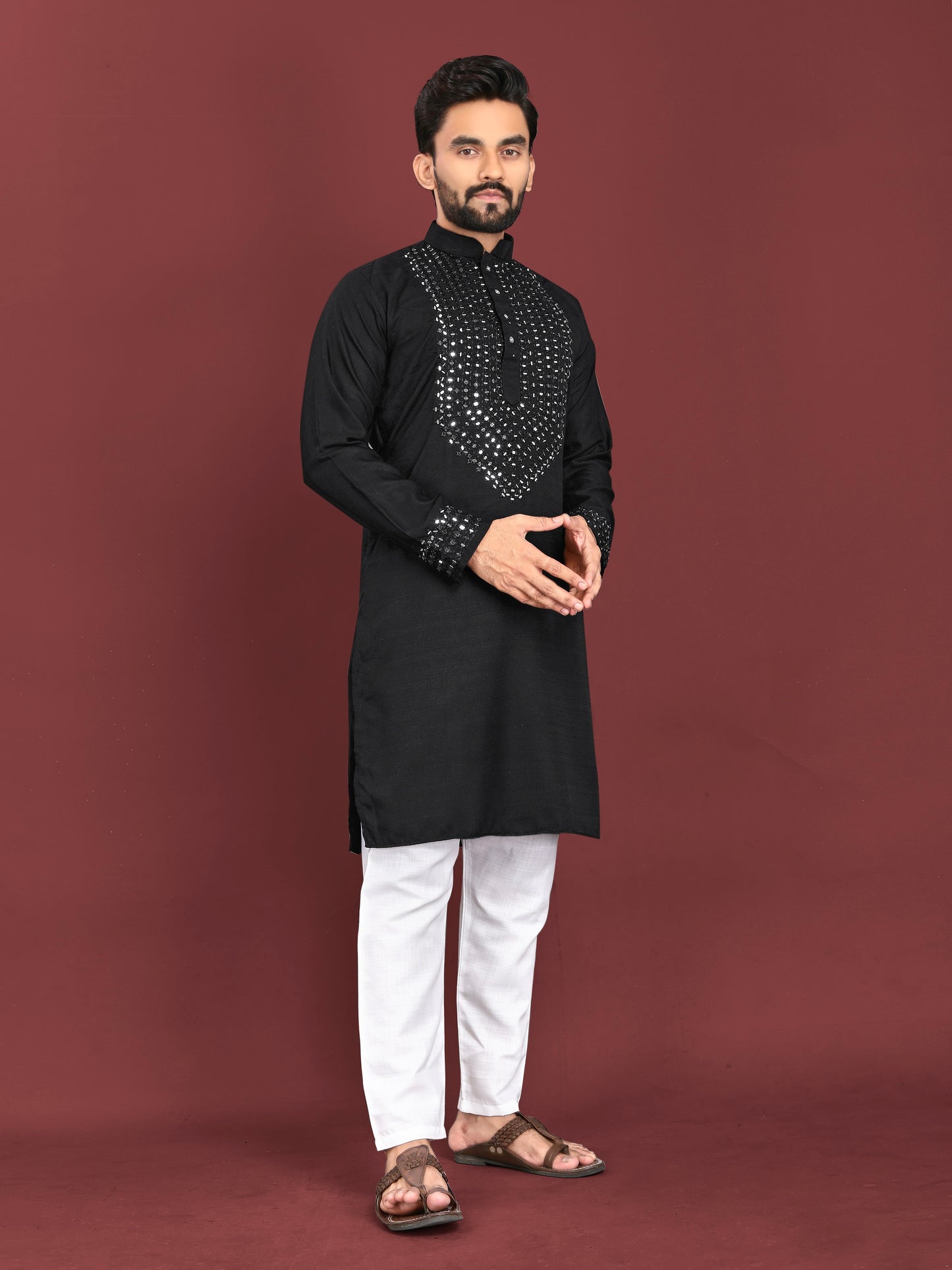 HANDWORK DESIGN KURTA PAJAMA