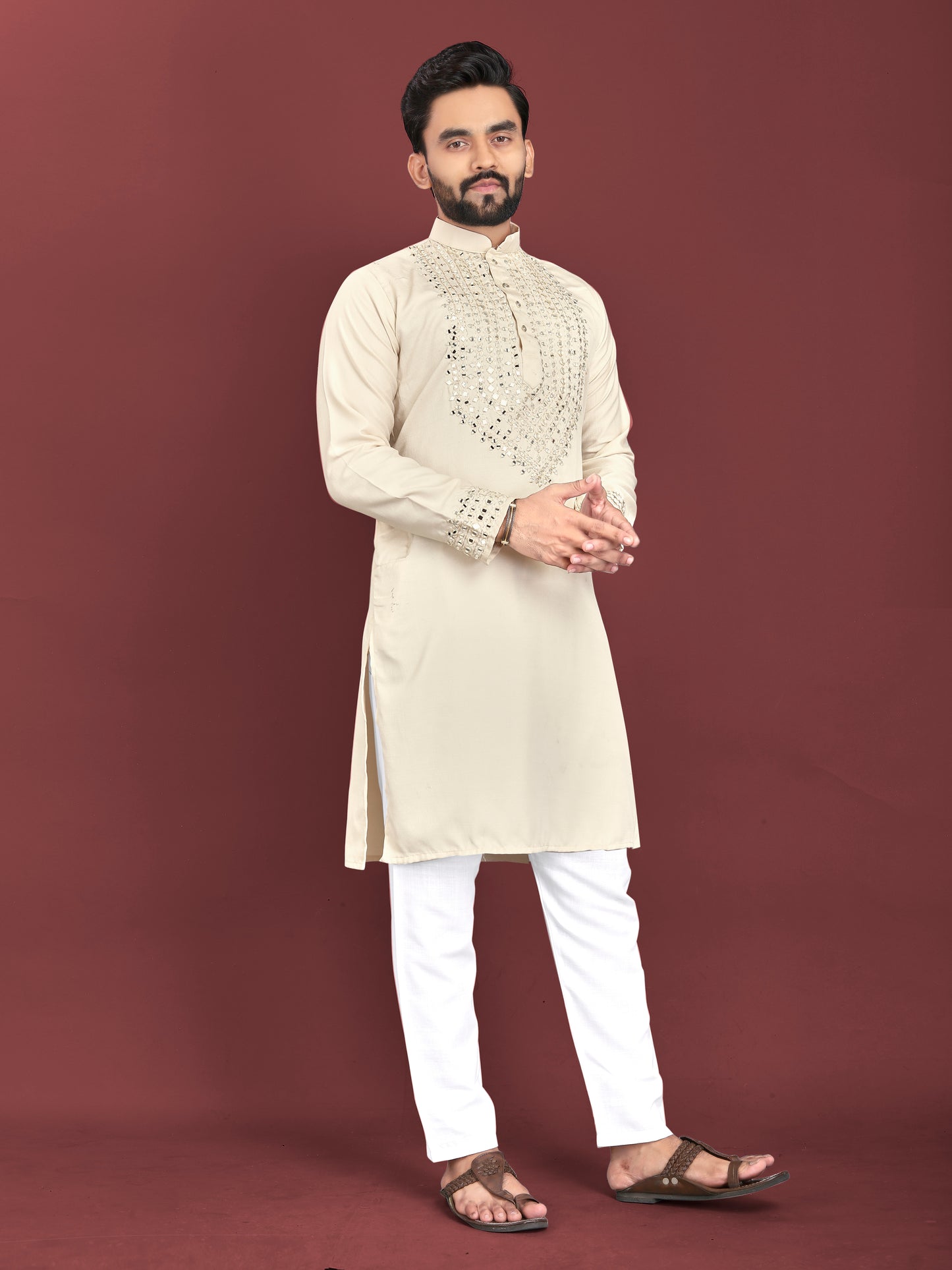 HANDWORK DESIGN KURTA PAJAMA