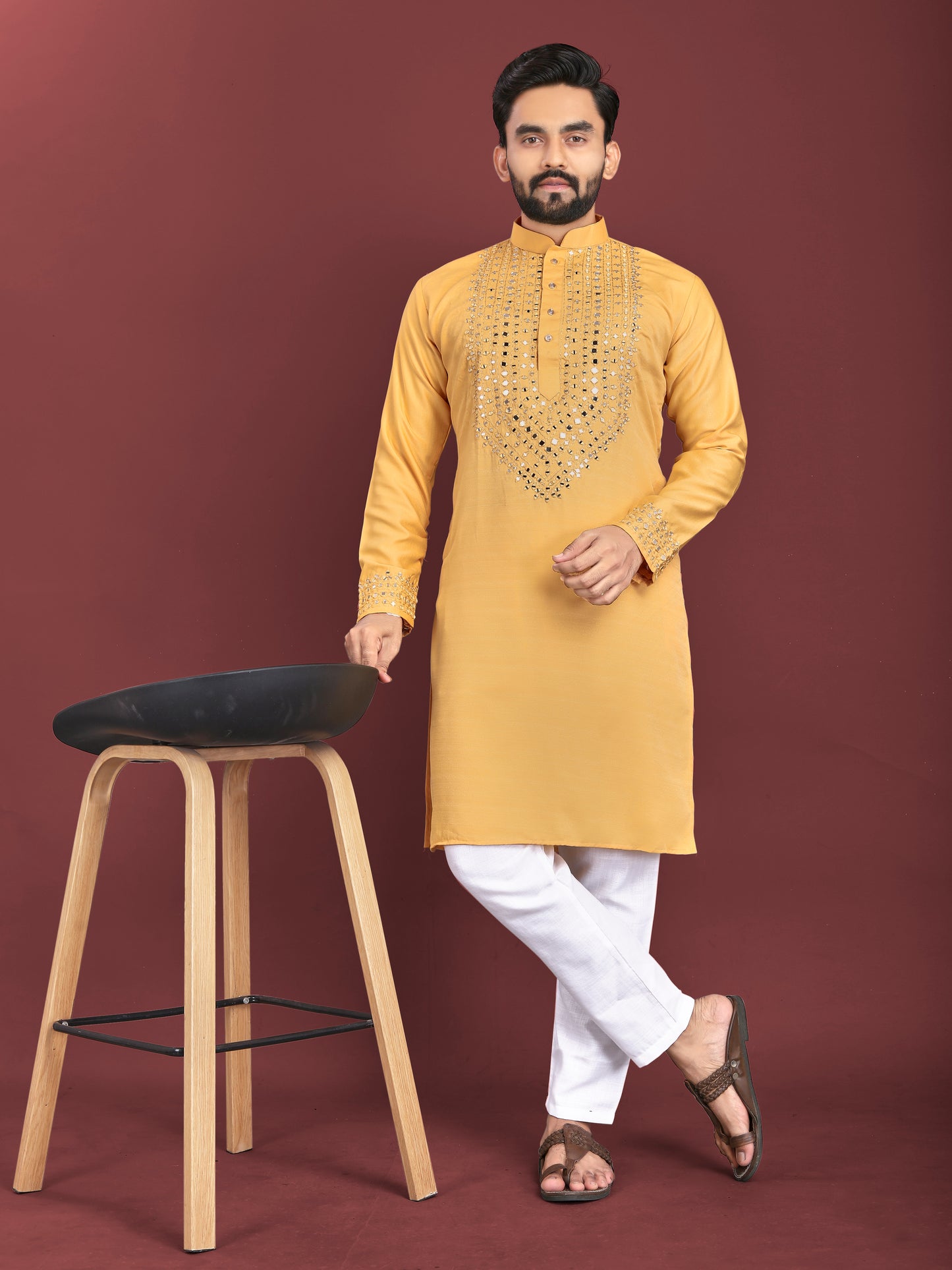 HANDWORK DESIGN KURTA PAJAMA