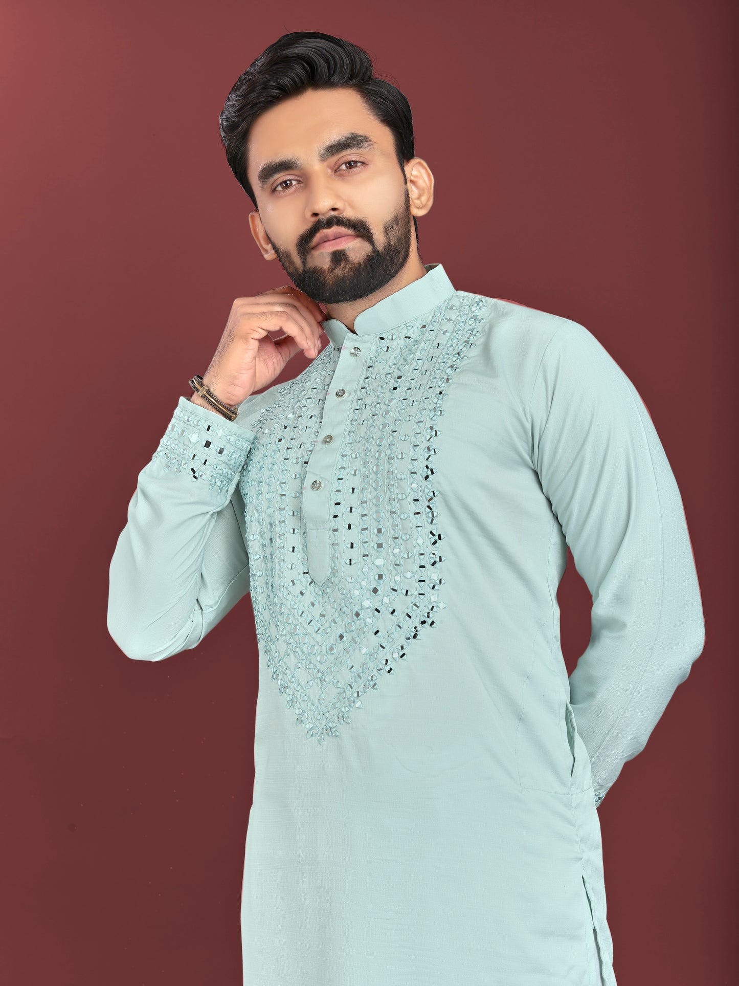 HANDWORK DESIGN KURTA PAJAMA