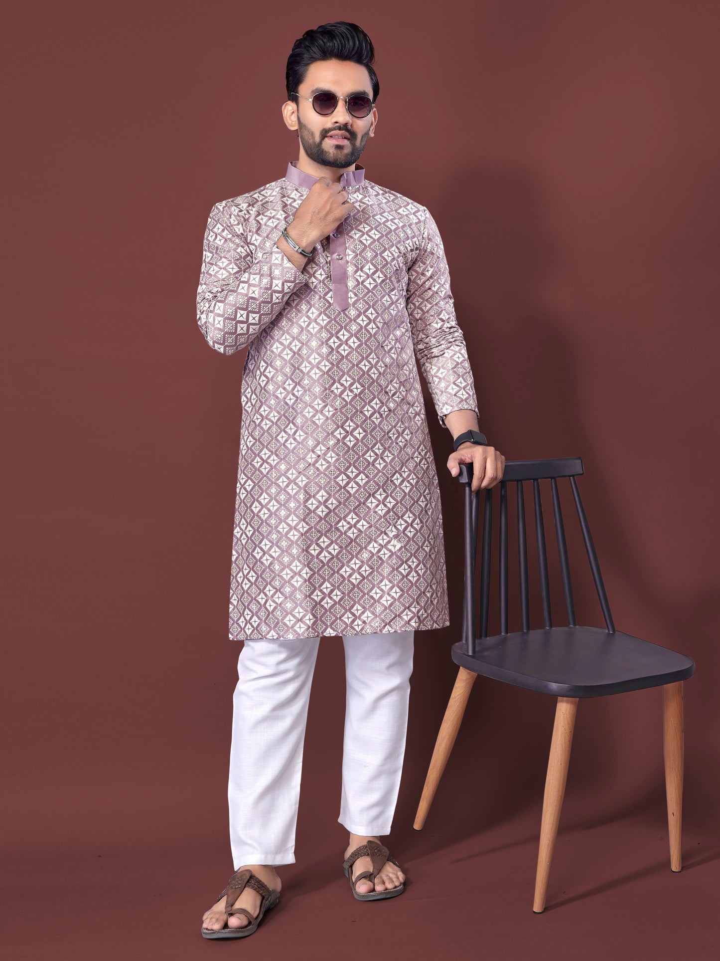 EMBROIDERY THREAD WORK WITH MULTI SEQUENCE KURTA