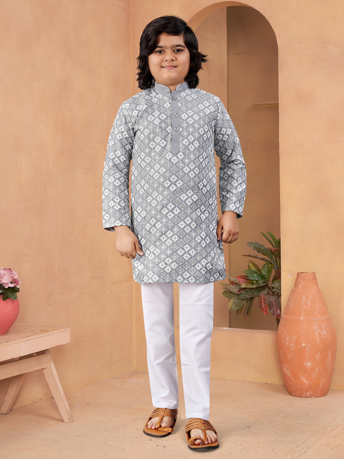 SOFT SILK BOYS KURTA
