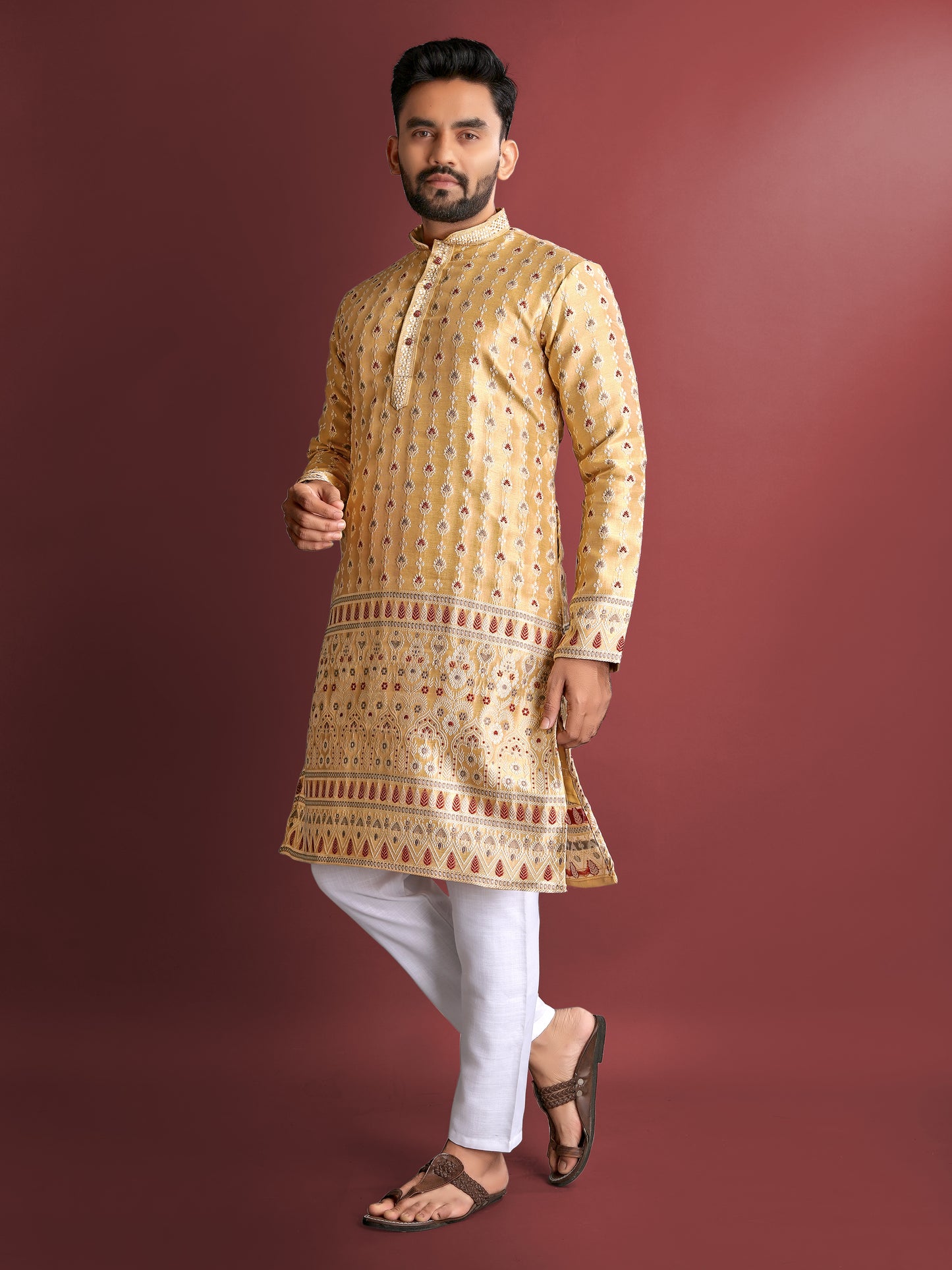 AMBOJ WORK WITH DAAMAN KURTA