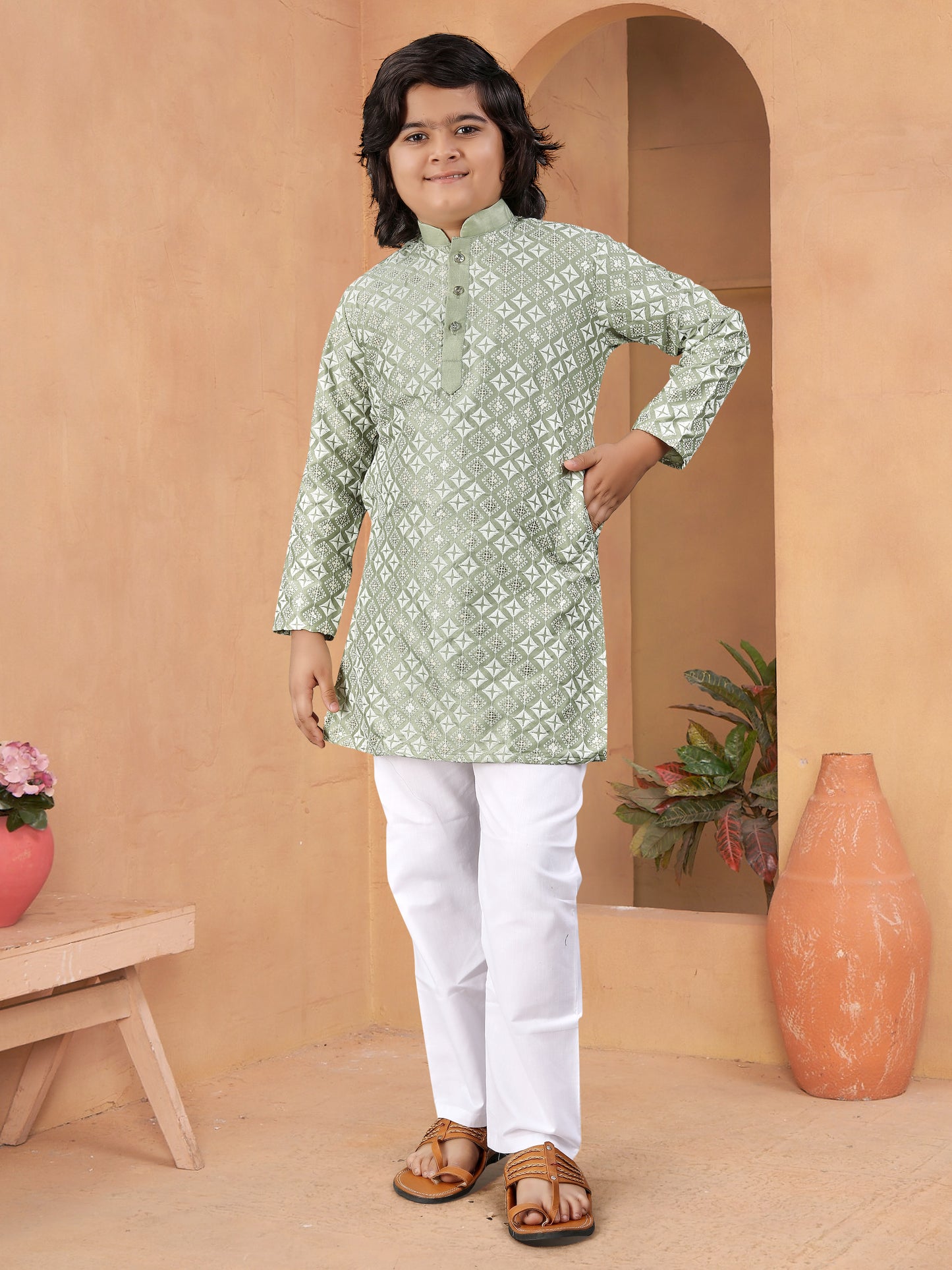 SOFT SILK BOYS KURTA
