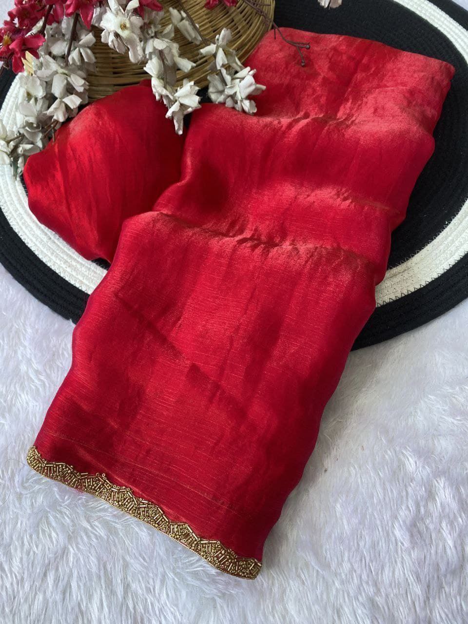Golden Mustard Frendy Sillk Saree
