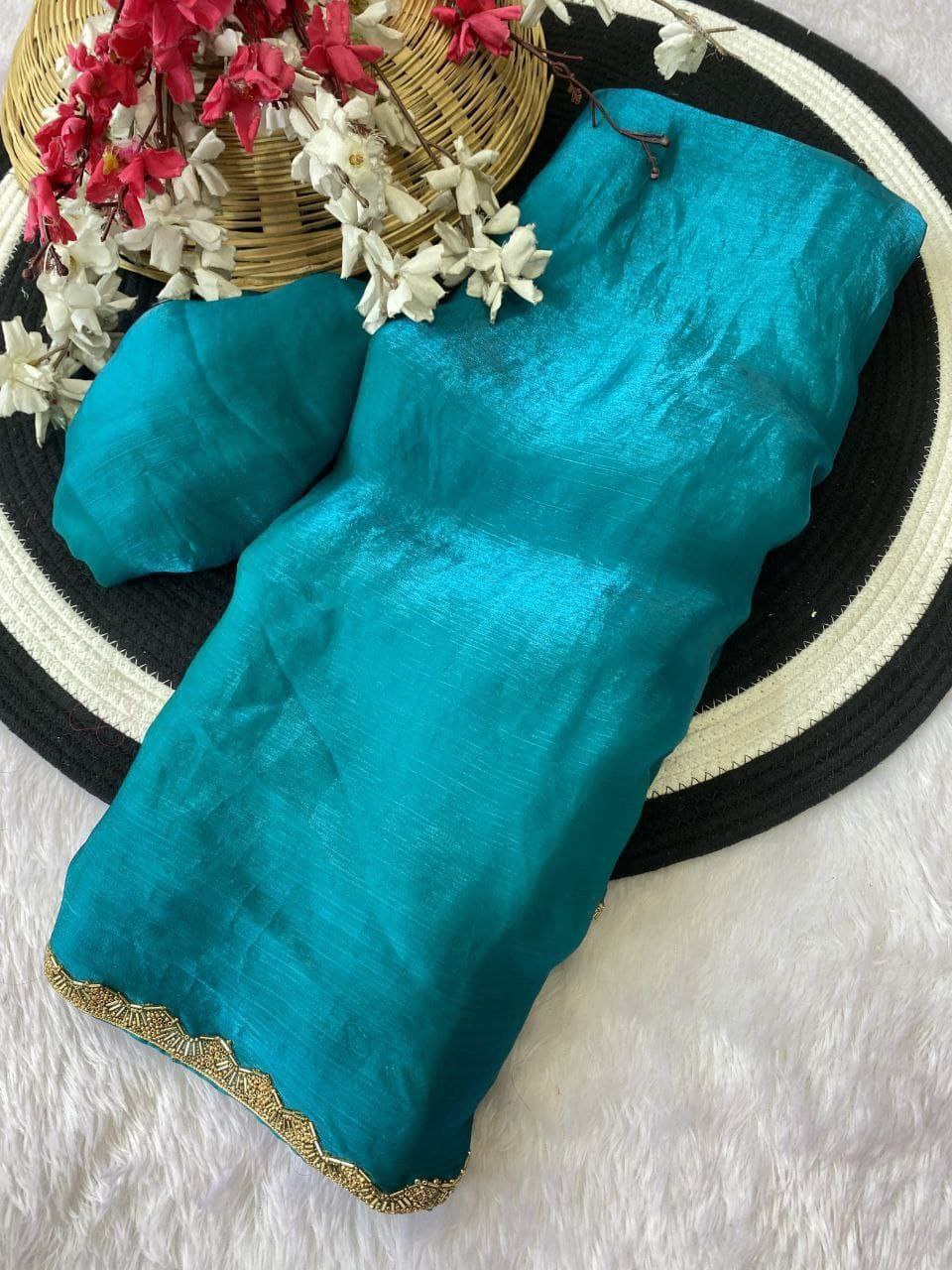 Golden Mustard Frendy Sillk Saree