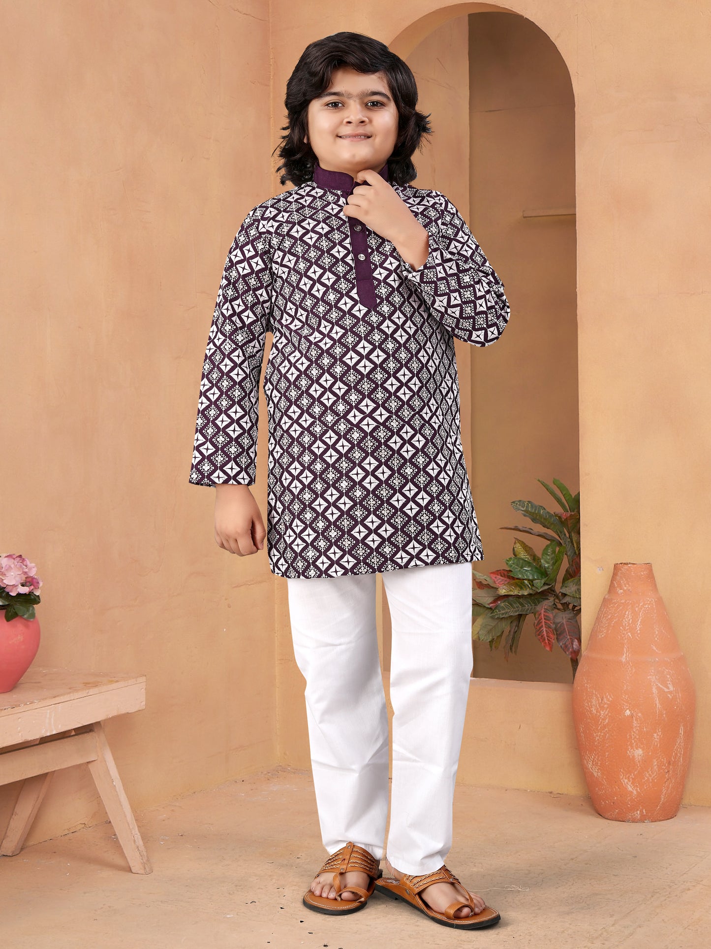 SOFT SILK BOYS KURTA