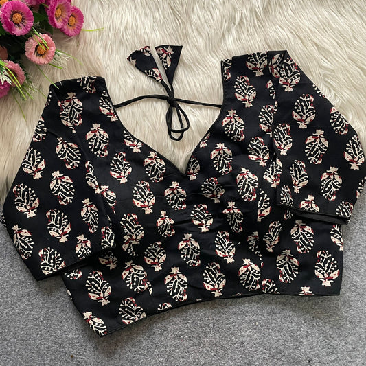 AJRAKH PRINTED READY TO WEAR BLOUSE