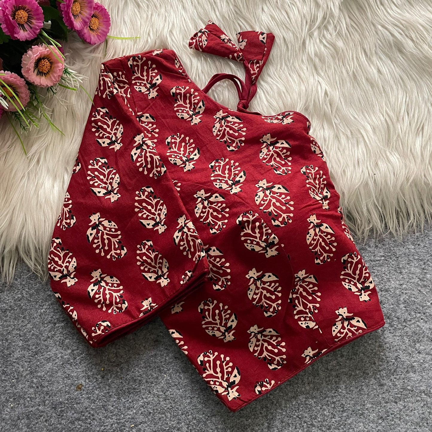 AJRAKH PRINTED READY TO WEAR BLOUSE