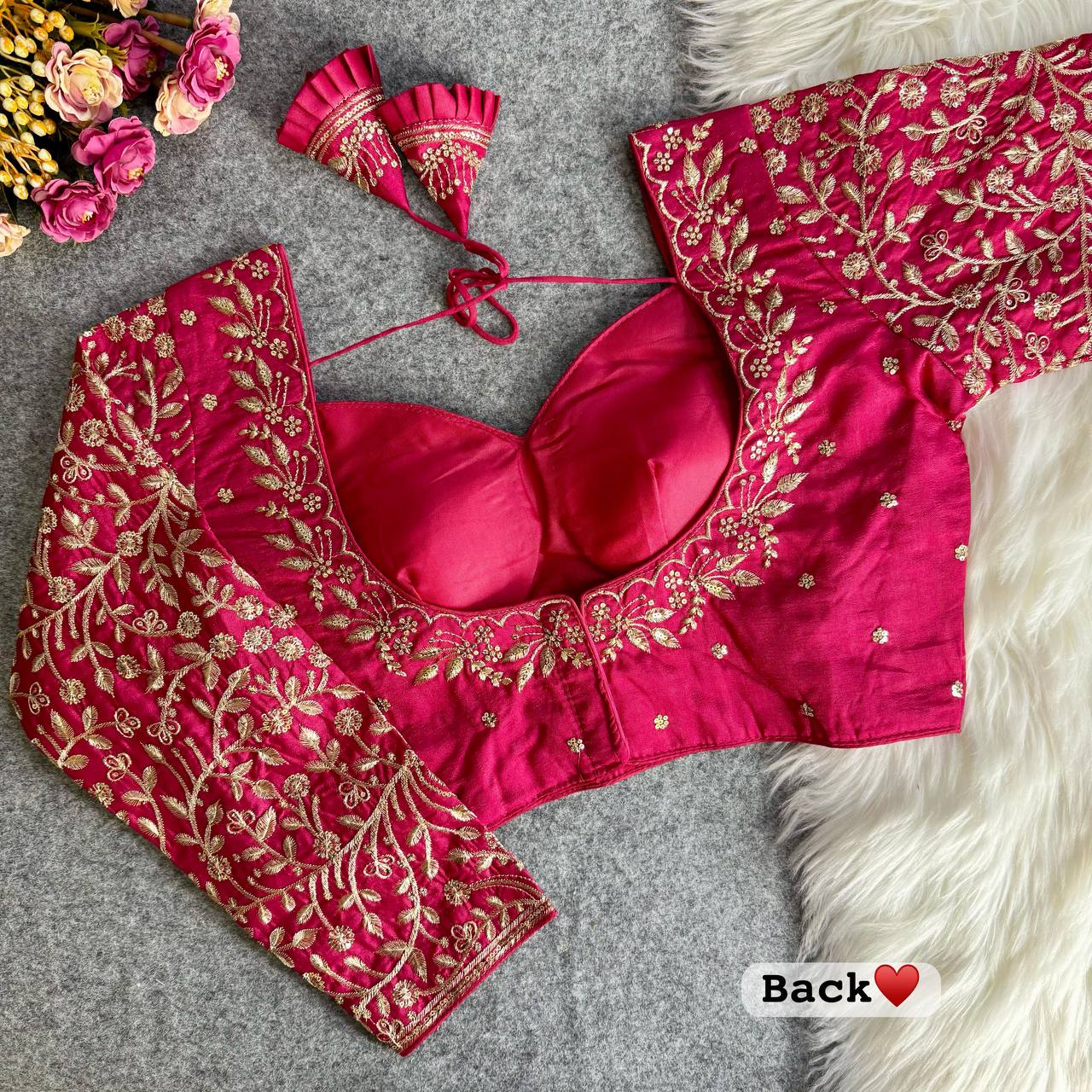 WEDDING SESSION SPECIAL Royal Mumtaz Style Long Sleeves Bridal Blouse