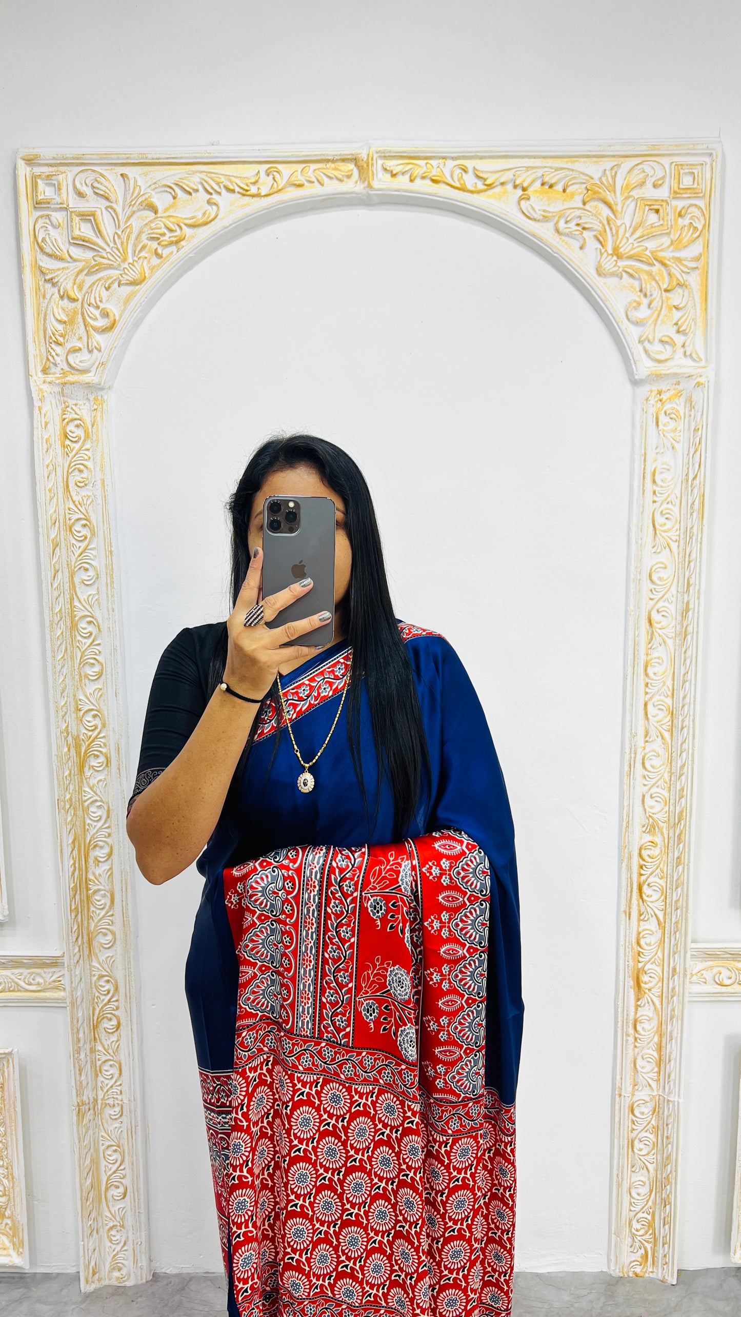 Semi Gajji Silk Soft and Smooth Saree With Print