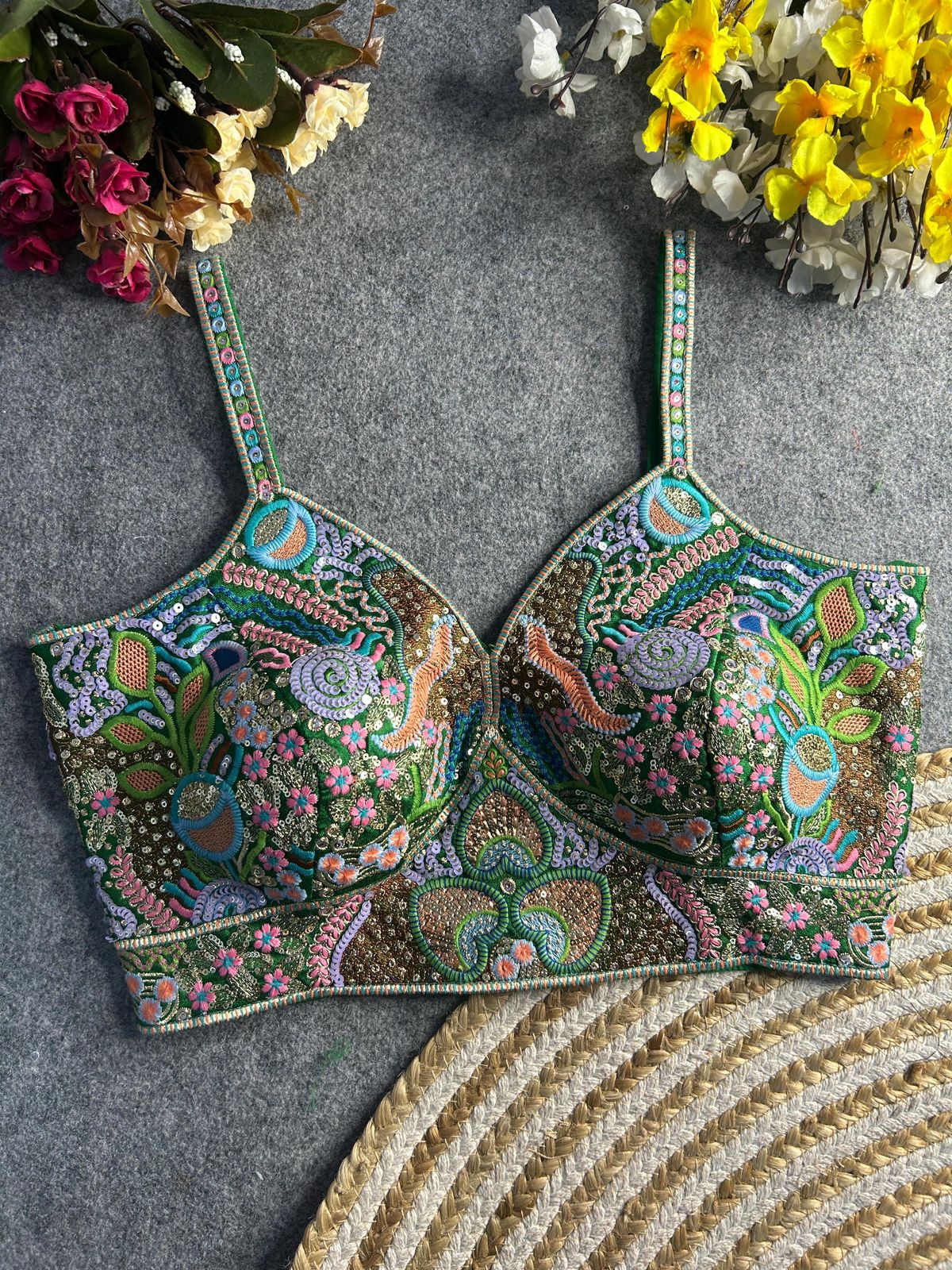 New Beautiful Spaghetti Blouse Ready To Wear