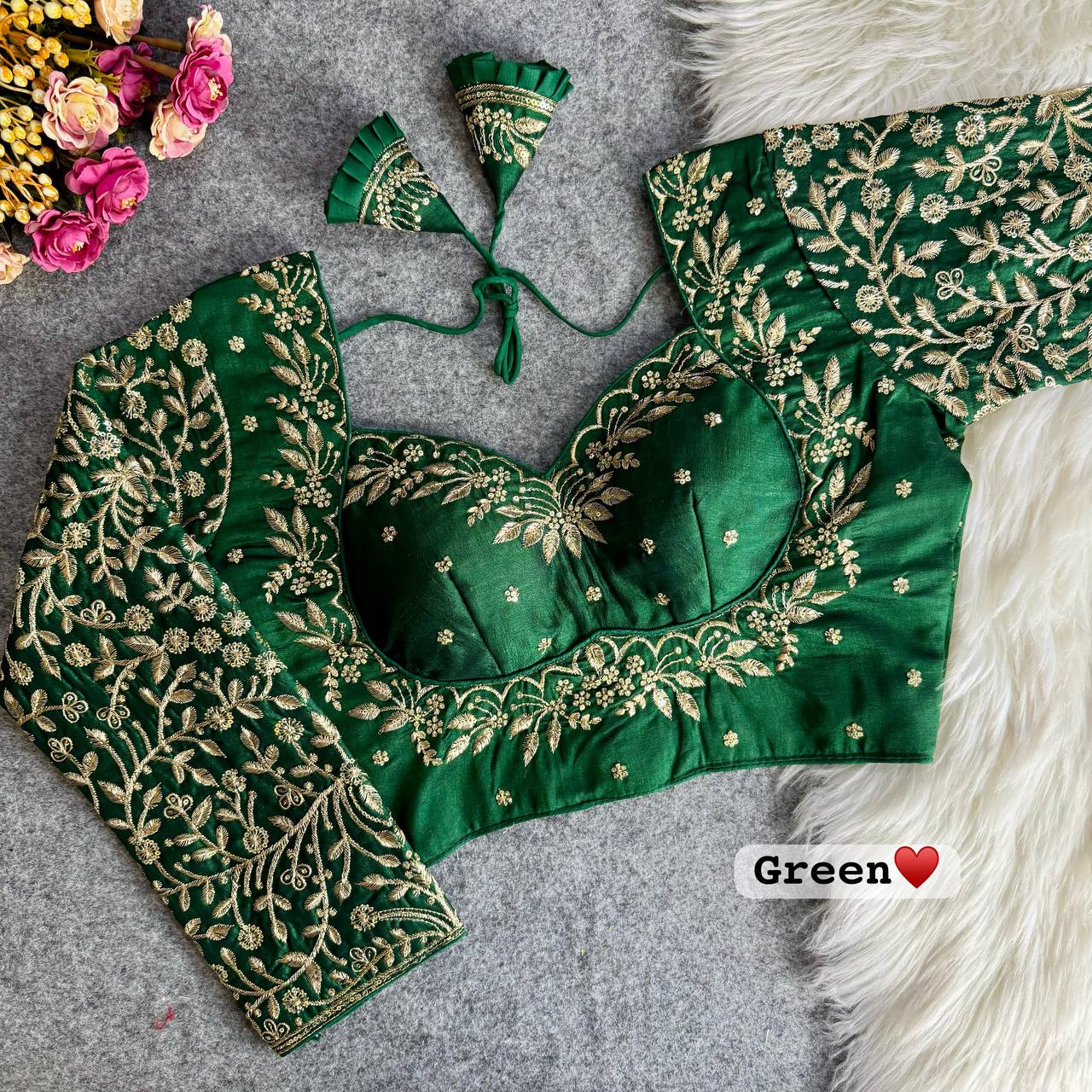 WEDDING SESSION SPECIAL Royal Mumtaz Style Long Sleeves Bridal Blouse