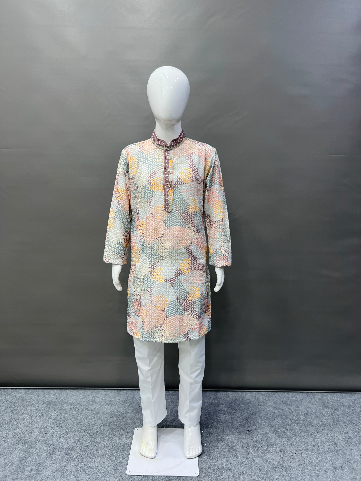 LUCKNOWI KURTA FOR BOYS