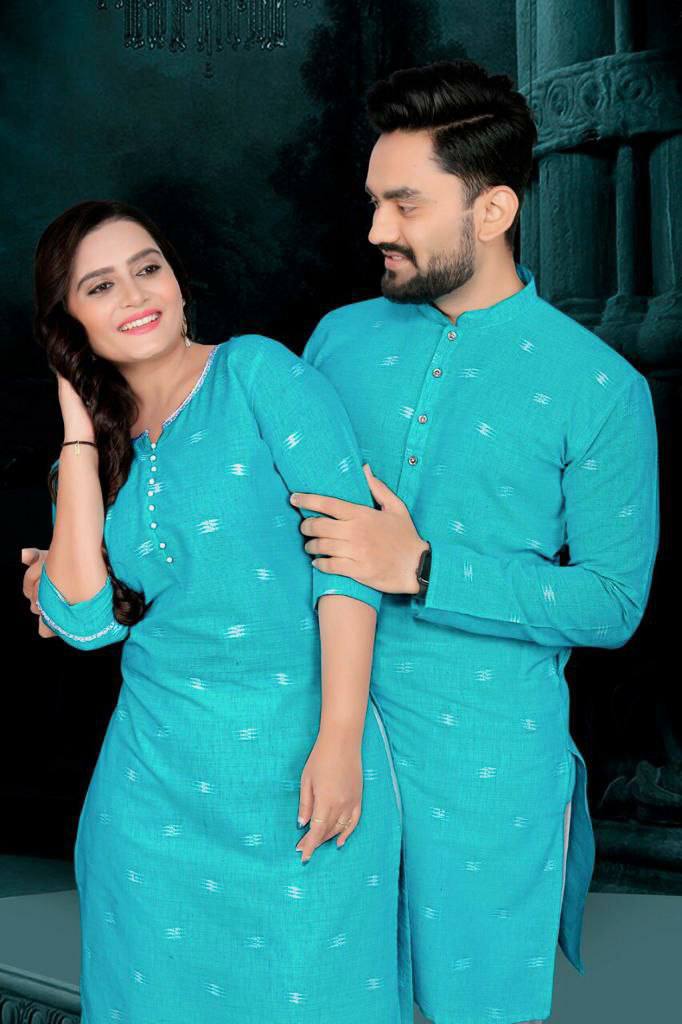 COUPLE COMBO KURTI WITH KURTA