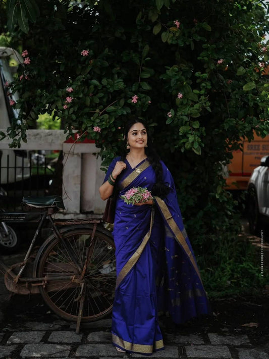 Lilan Soft Cotton Saree with Rich Weaving Blouse