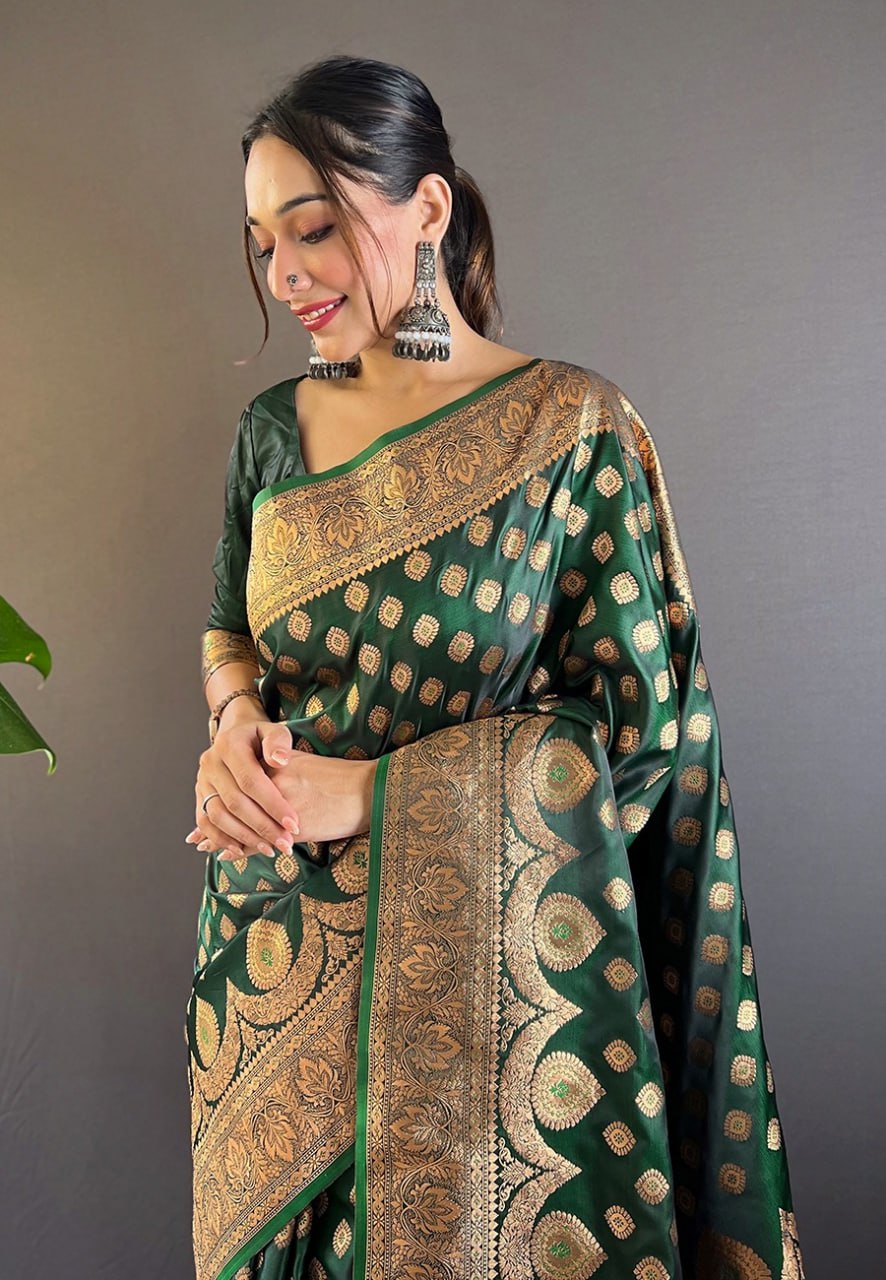 Banarasi Katan Satin Silk Saree