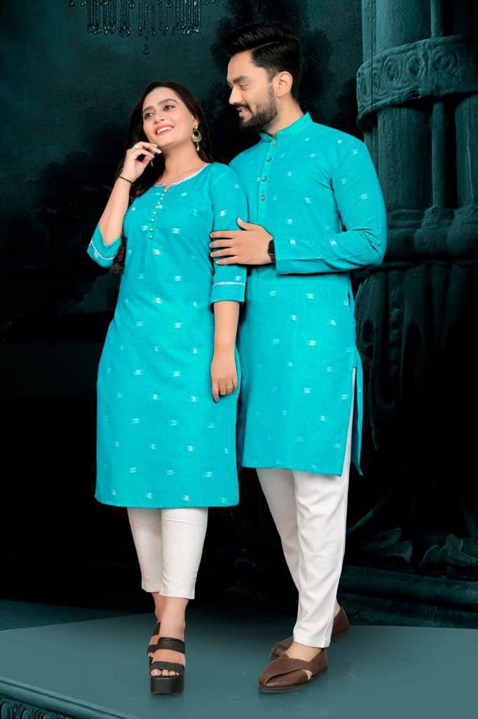 COUPLE COMBO KURTI WITH KURTA