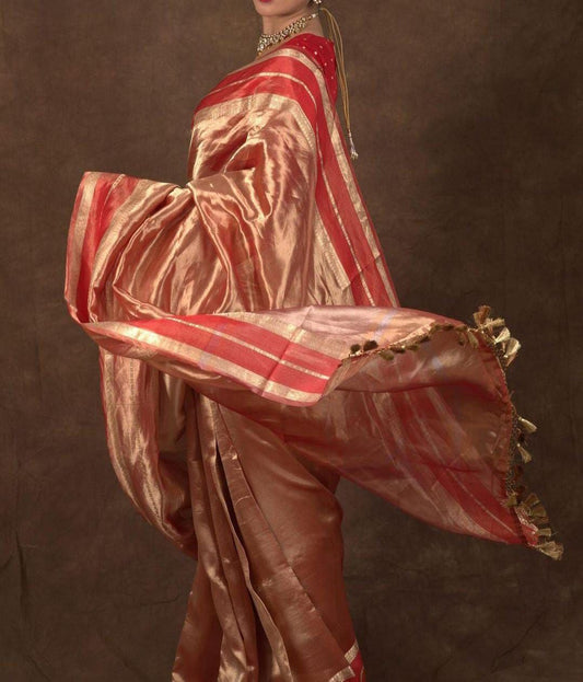 Banarasi Soft Glass Tissue Silk Saree