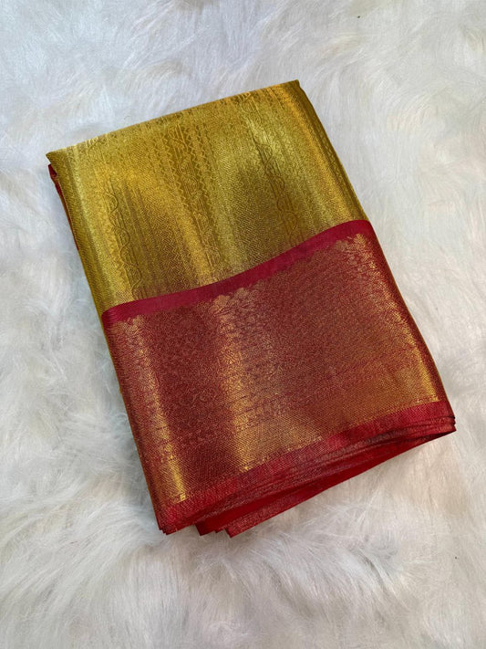 Golden Tissue Silk Saree