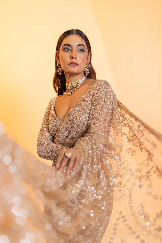 Bollywood Blockbuster Sequins Design Heavy 5mm Sequins Embroidery Work