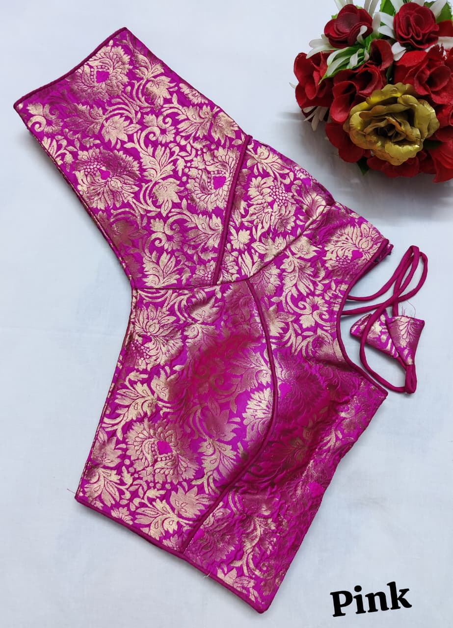 Banarasi Silk Jecquard Blouse