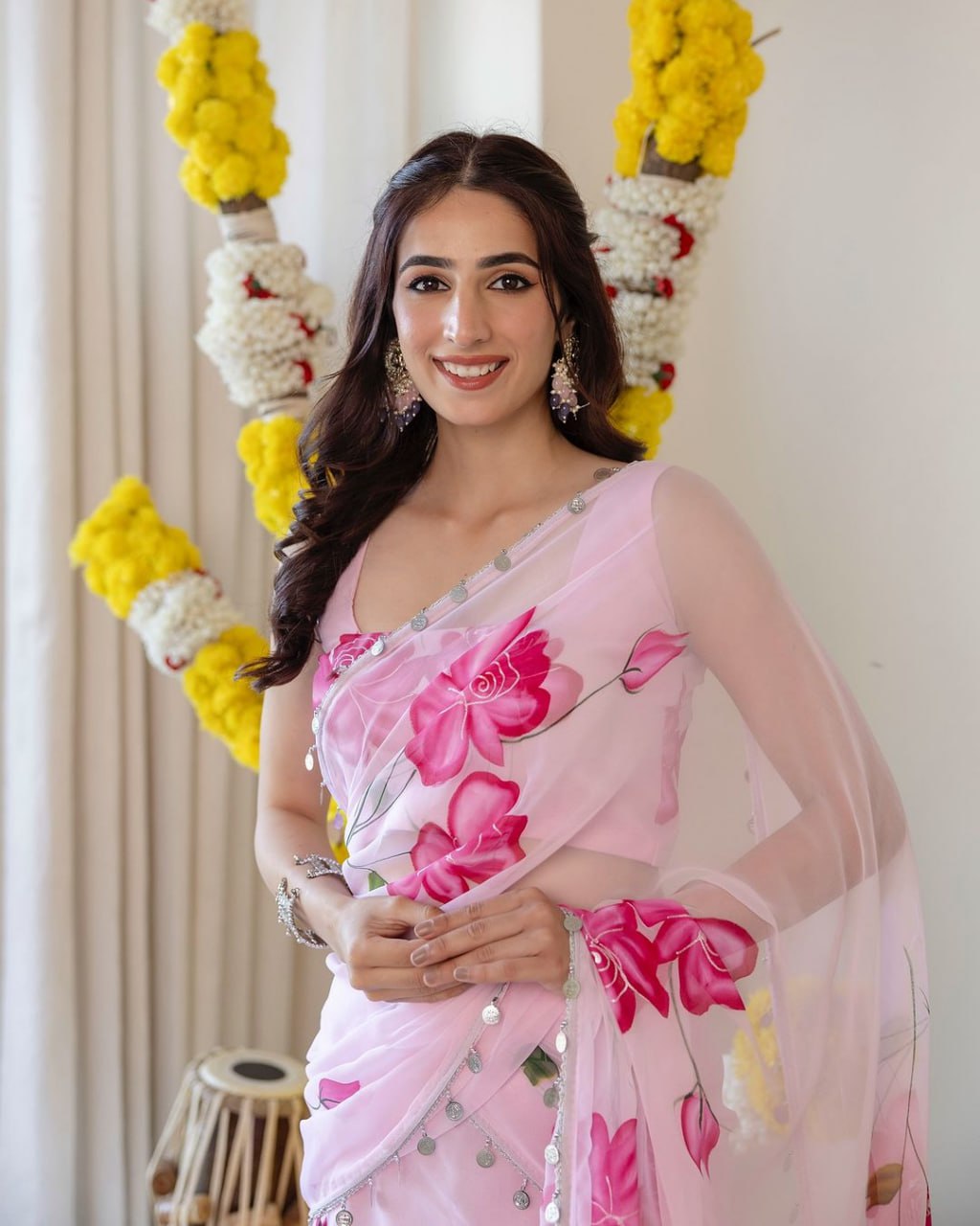 Ready To Wear Lehenga Saree With Fully Stitched Blouse