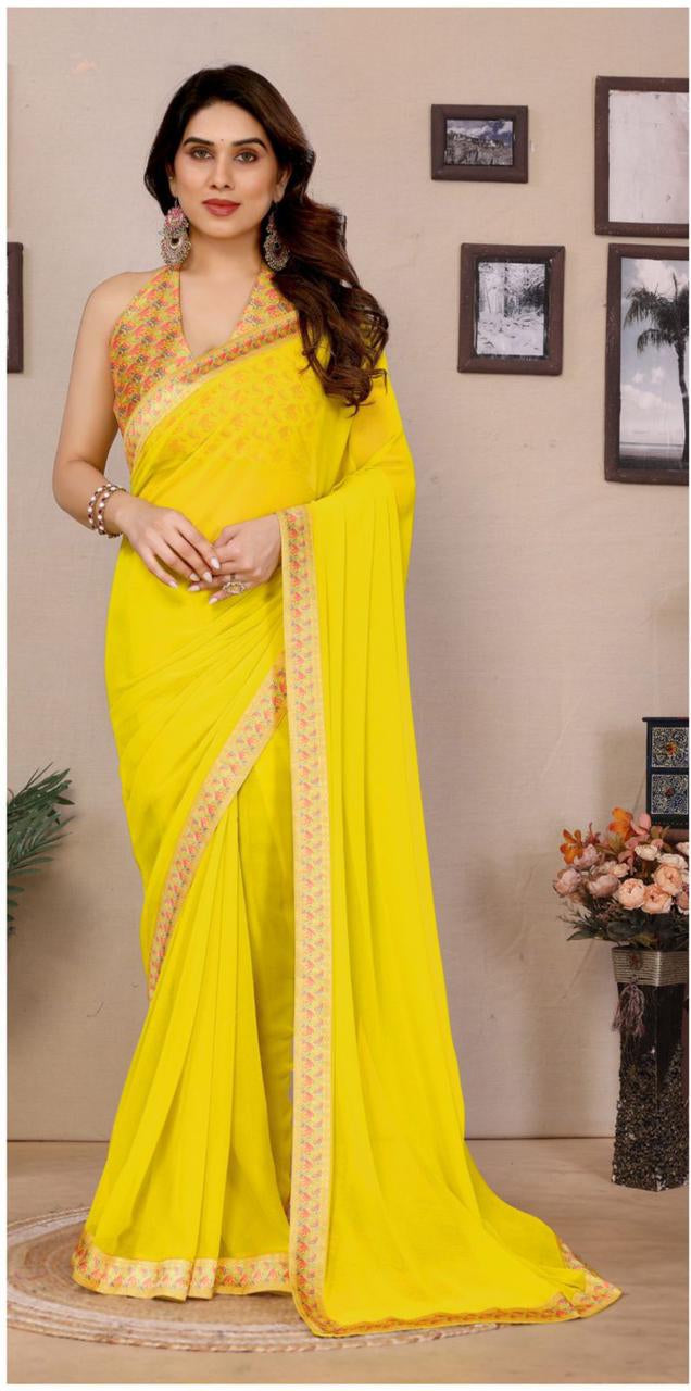 Georgette Digital Print Saree