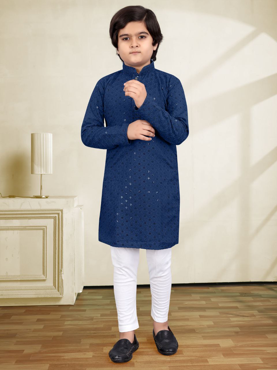 Embroidery Work Kids Kurta Pajama