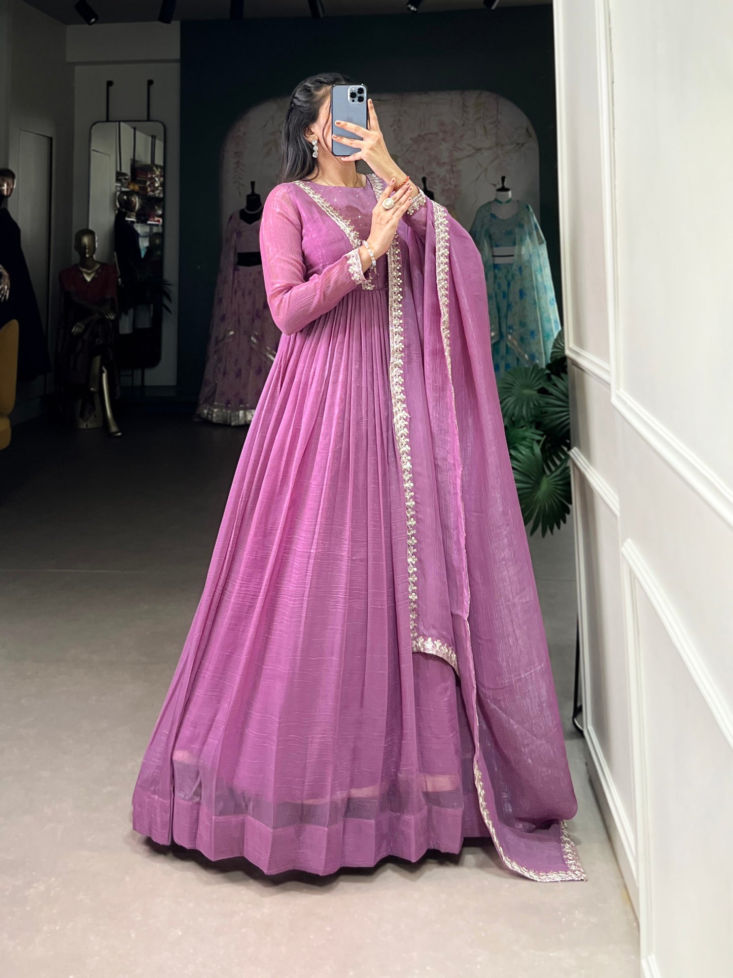 Silver Glory Ready-to-Wear Gown