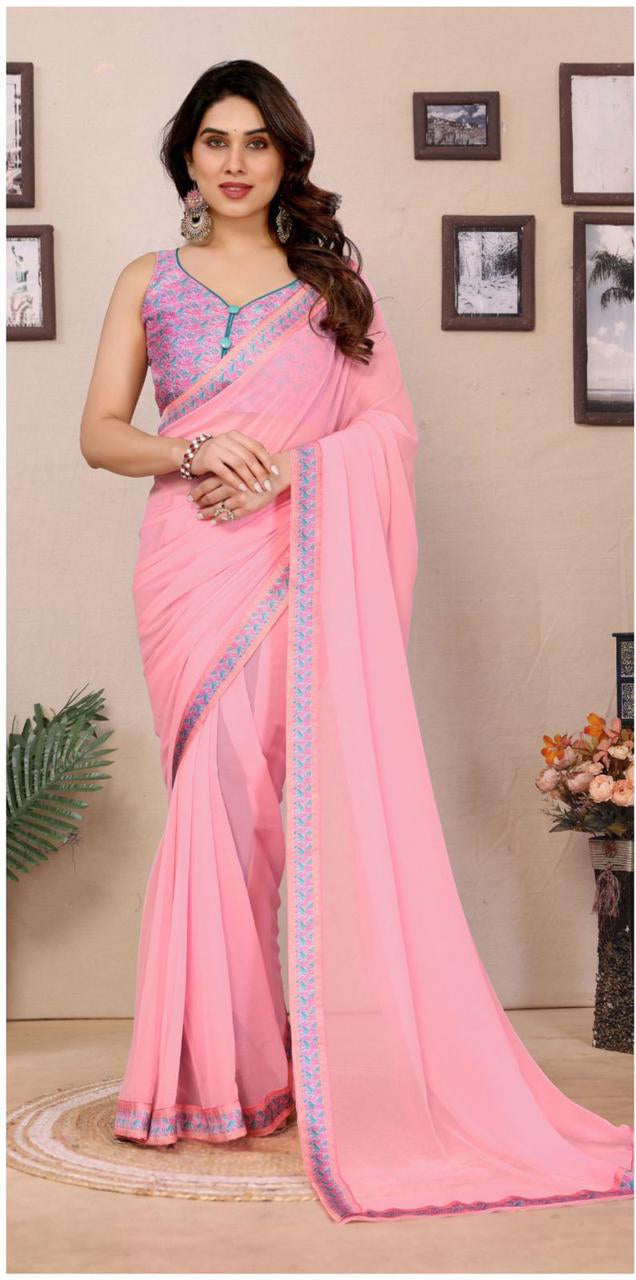 Georgette Digital Print Saree