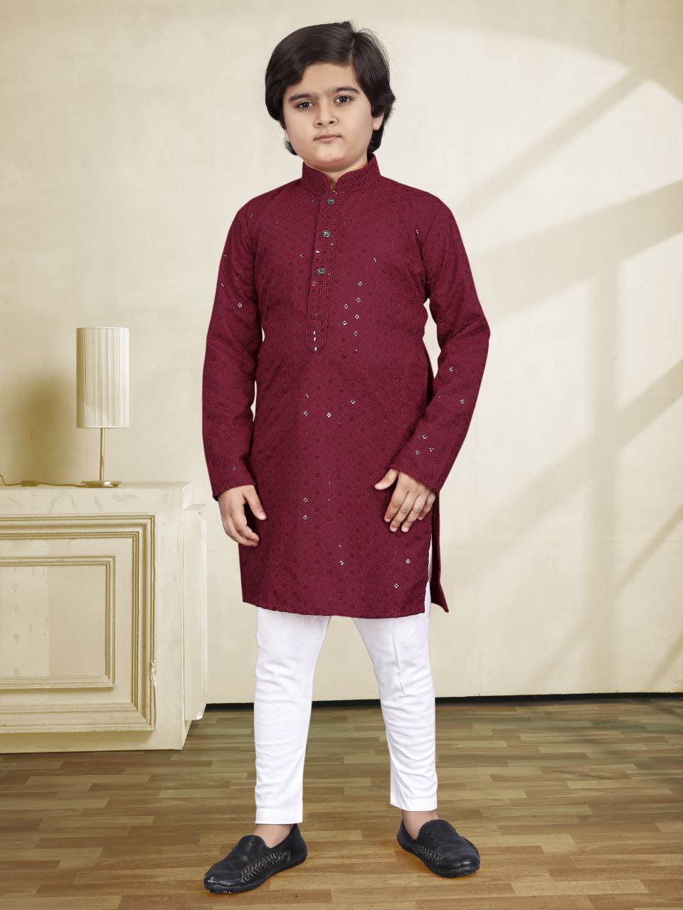 Embroidery Work Kids Kurta Pajama