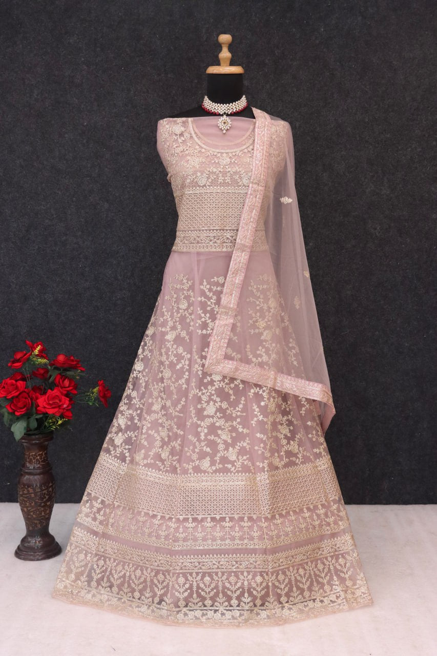 Unstitched Aashirwad with Sequence Coding Embroidery